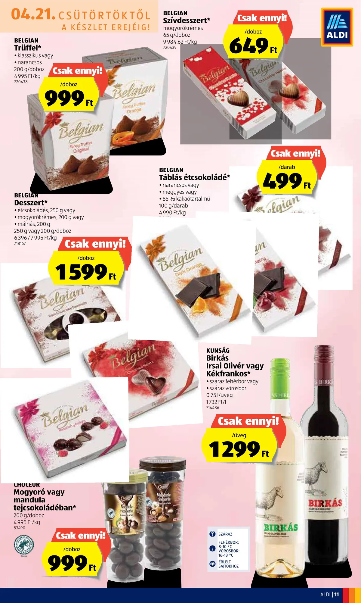 Aldi akciós újság 04.21–04.27 – 11. oldal