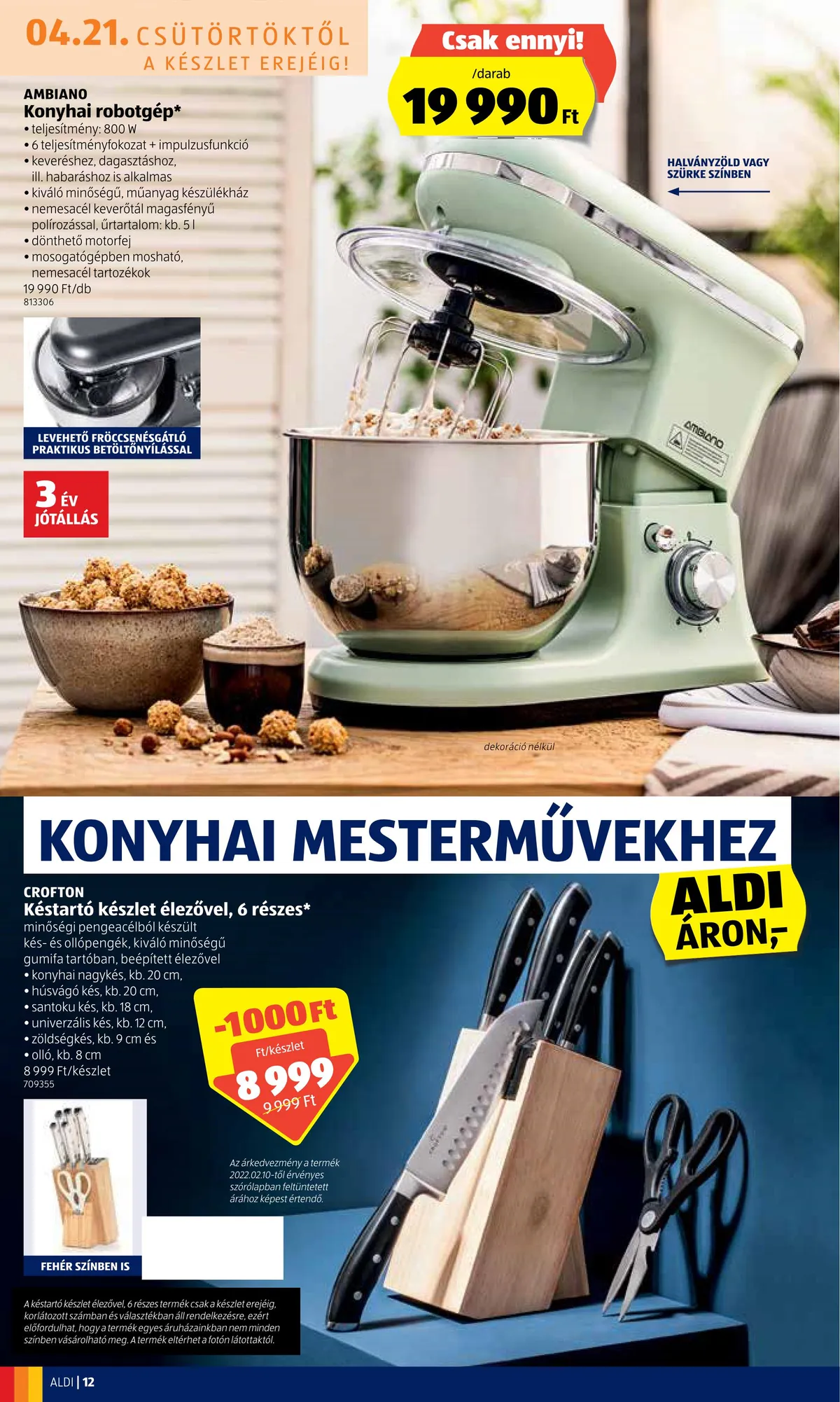 Aldi akciós újság 04.21–04.27 – 12. oldal