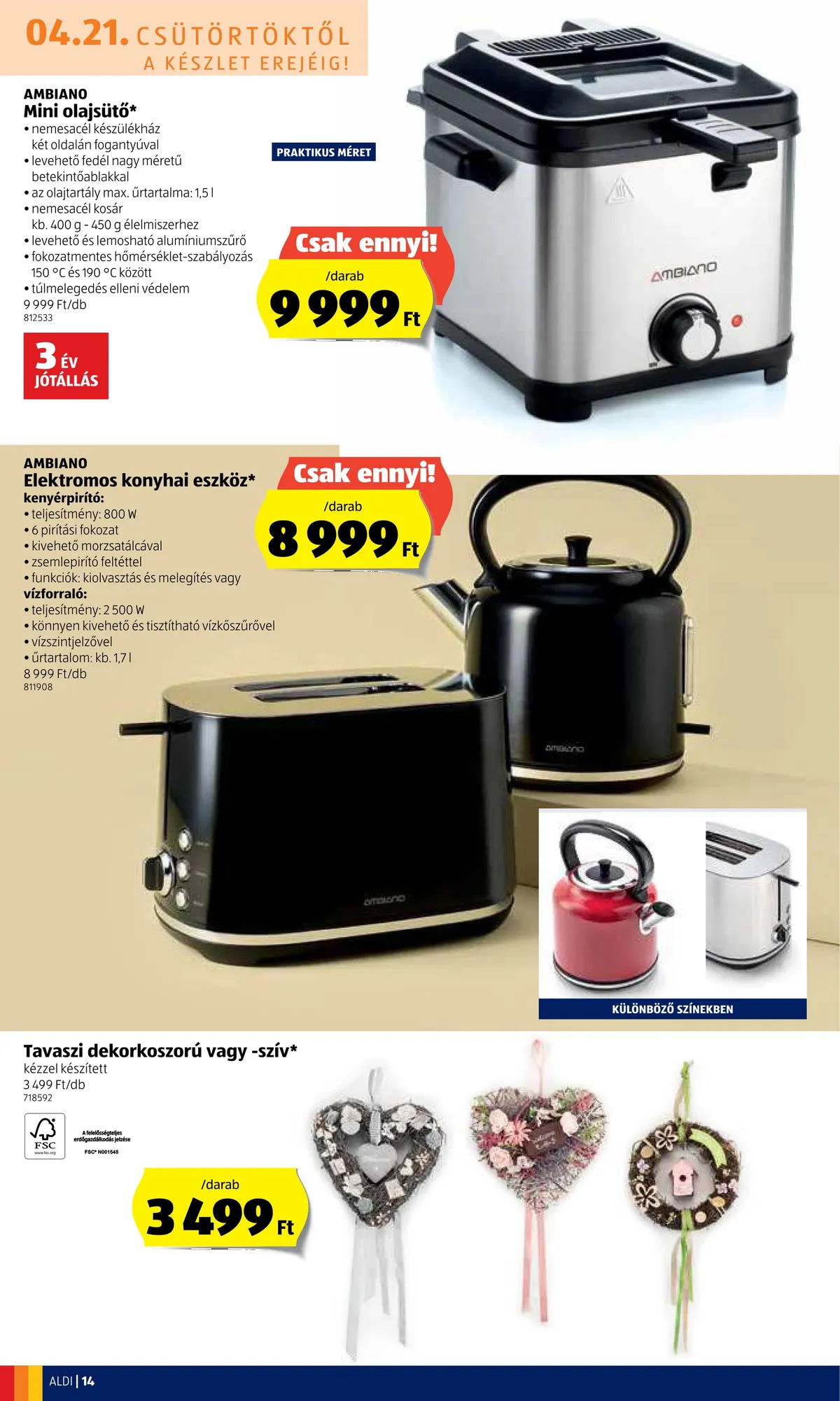 Aldi akciós újság 04.21–04.27 – 14. oldal