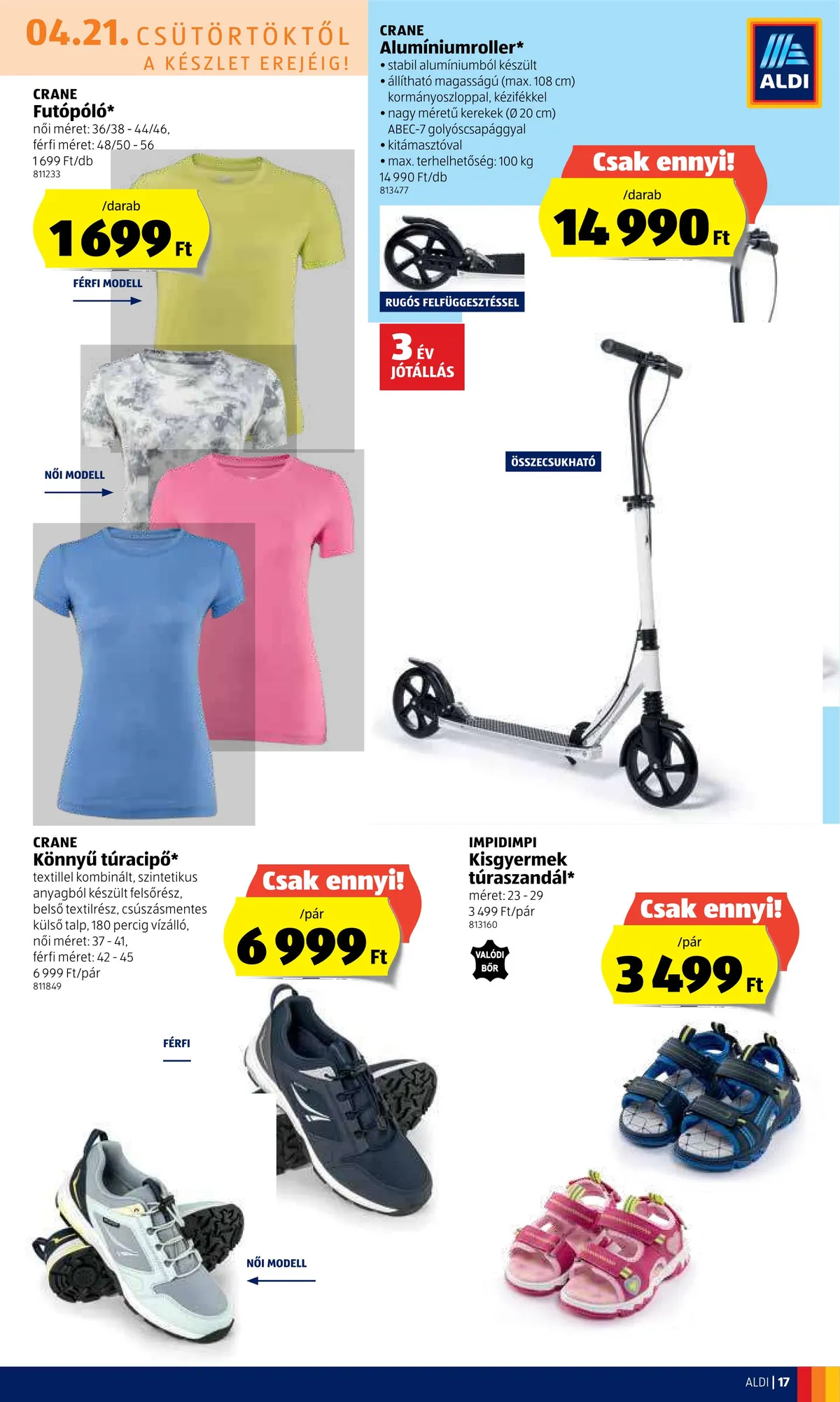 Aldi akciós újság 04.21–04.27 – 17. oldal