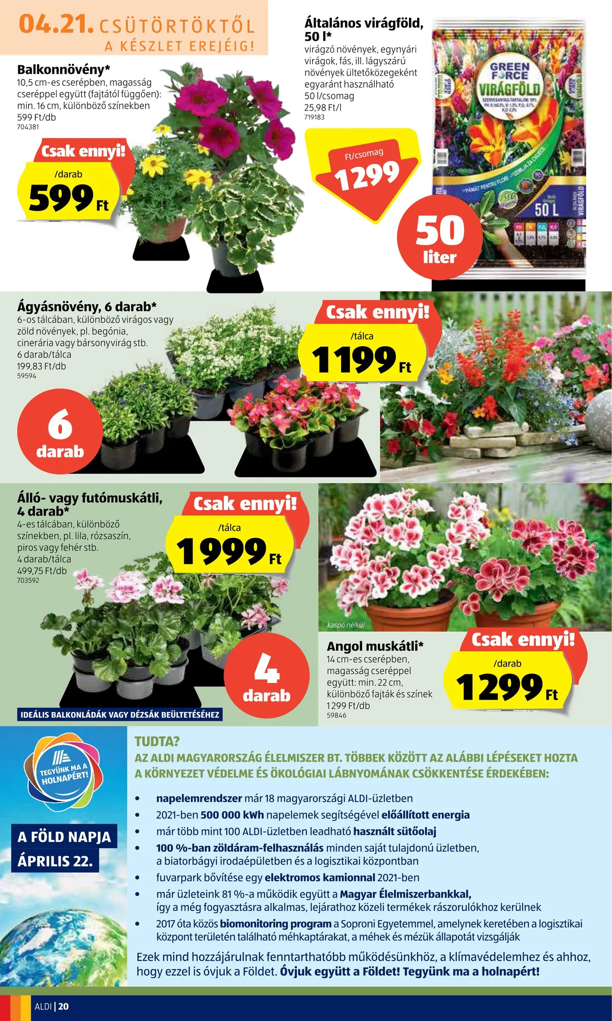 Aldi akciós újság 04.21–04.27 – 20. oldal
