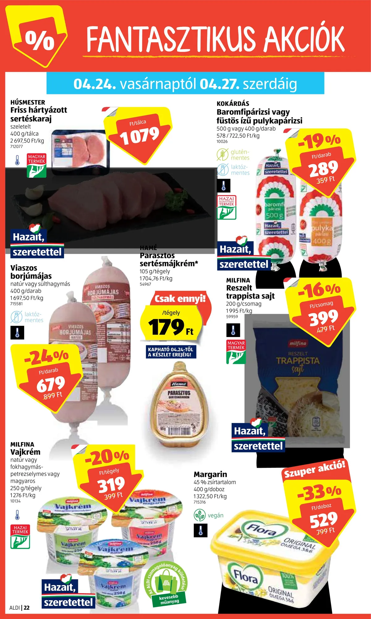 Aldi akciós újság 04.21–04.27 – 22. oldal