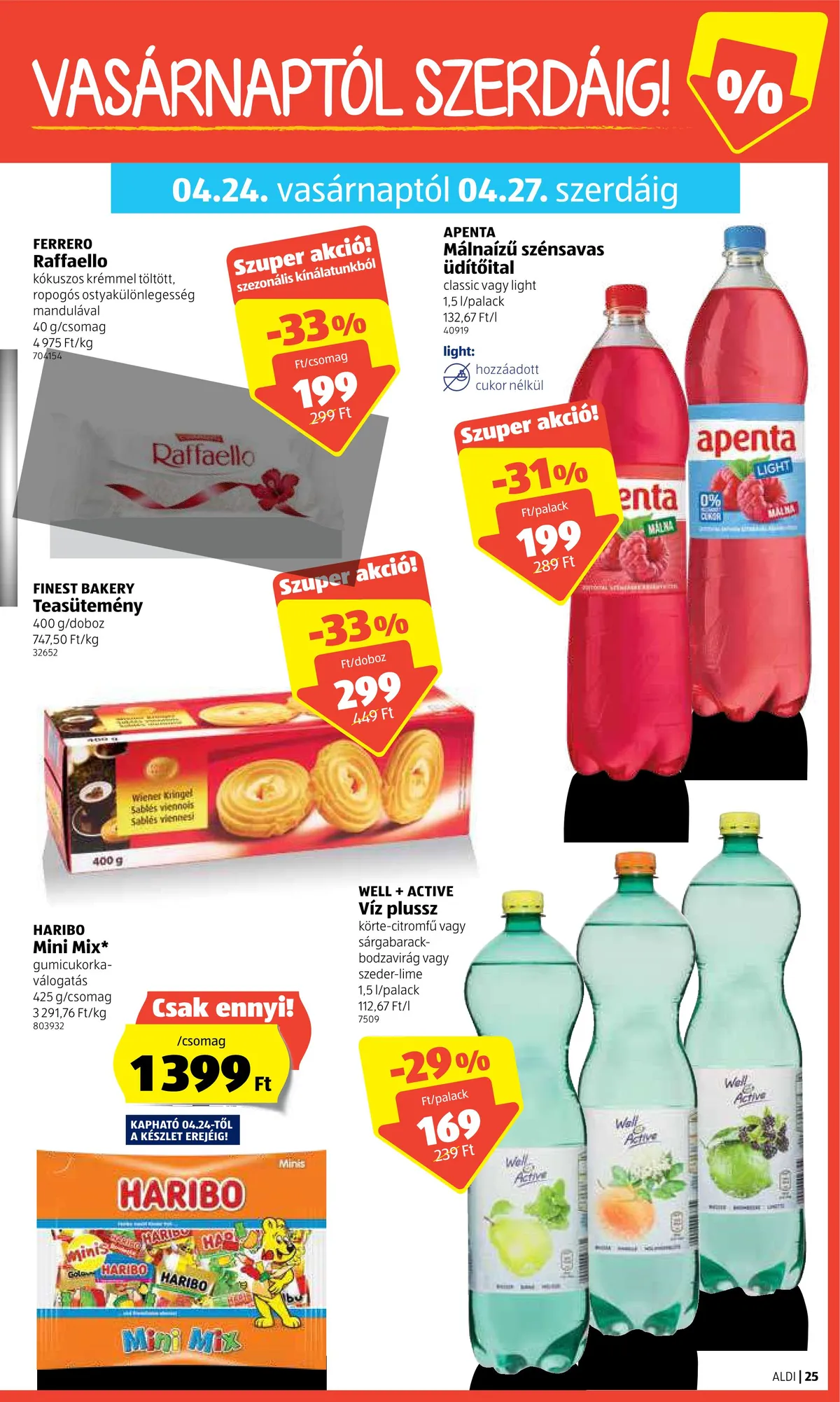 Aldi akciós újság 04.21–04.27 – 25. oldal