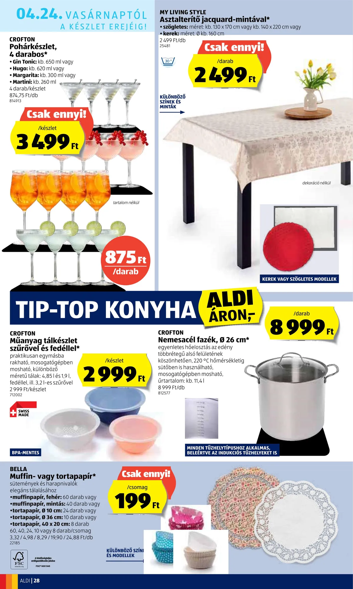 Aldi akciós újság 04.21–04.27 – 28. oldal