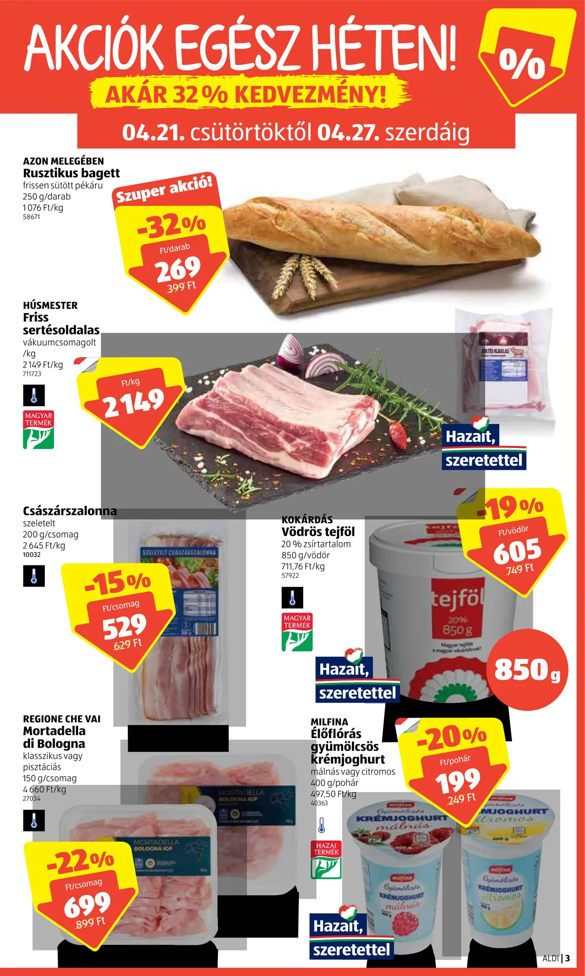 Aldi akciós újság 04.21–04.27 – 3. oldal