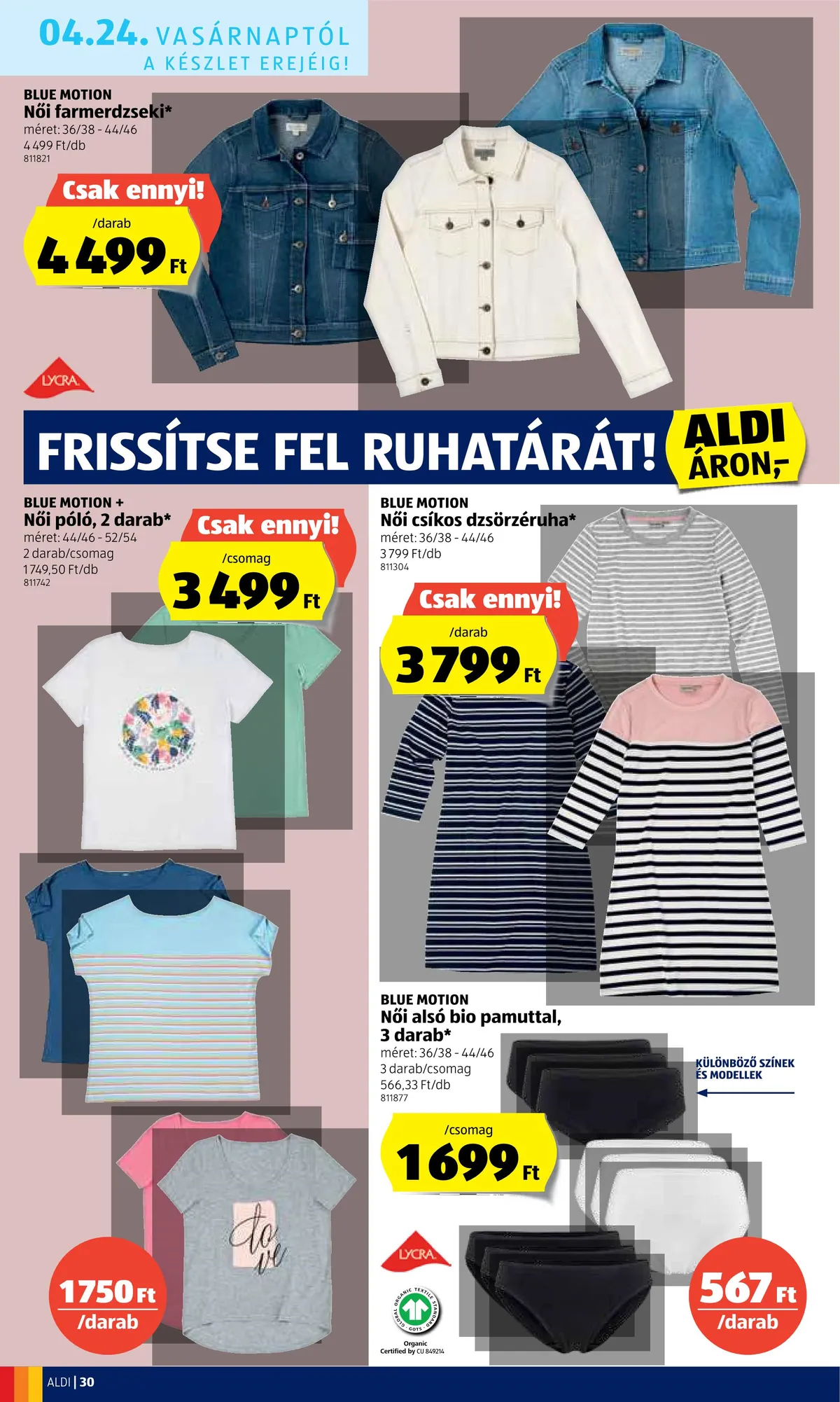 Aldi akciós újság 04.21–04.27 – 30. oldal