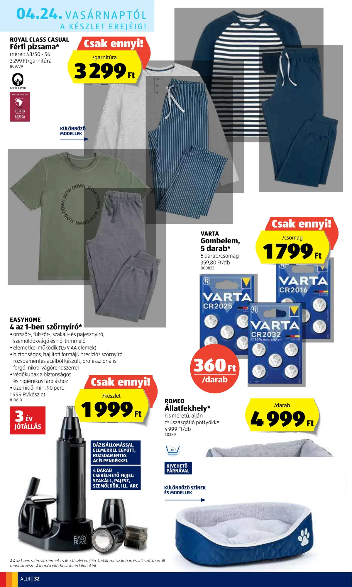 Aldi akciós újság 04.21–04.27 – 32. oldal