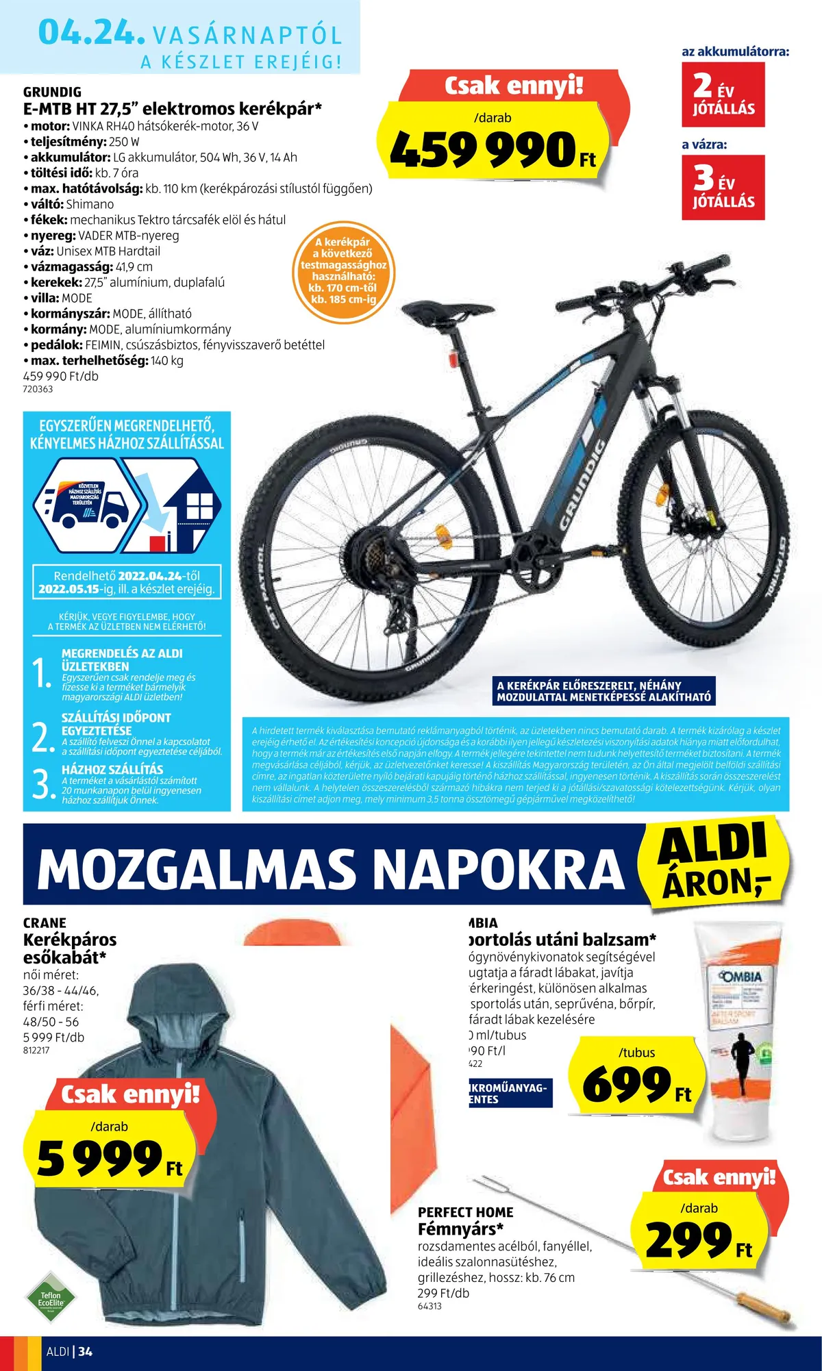 Aldi akciós újság 04.21–04.27 – 34. oldal
