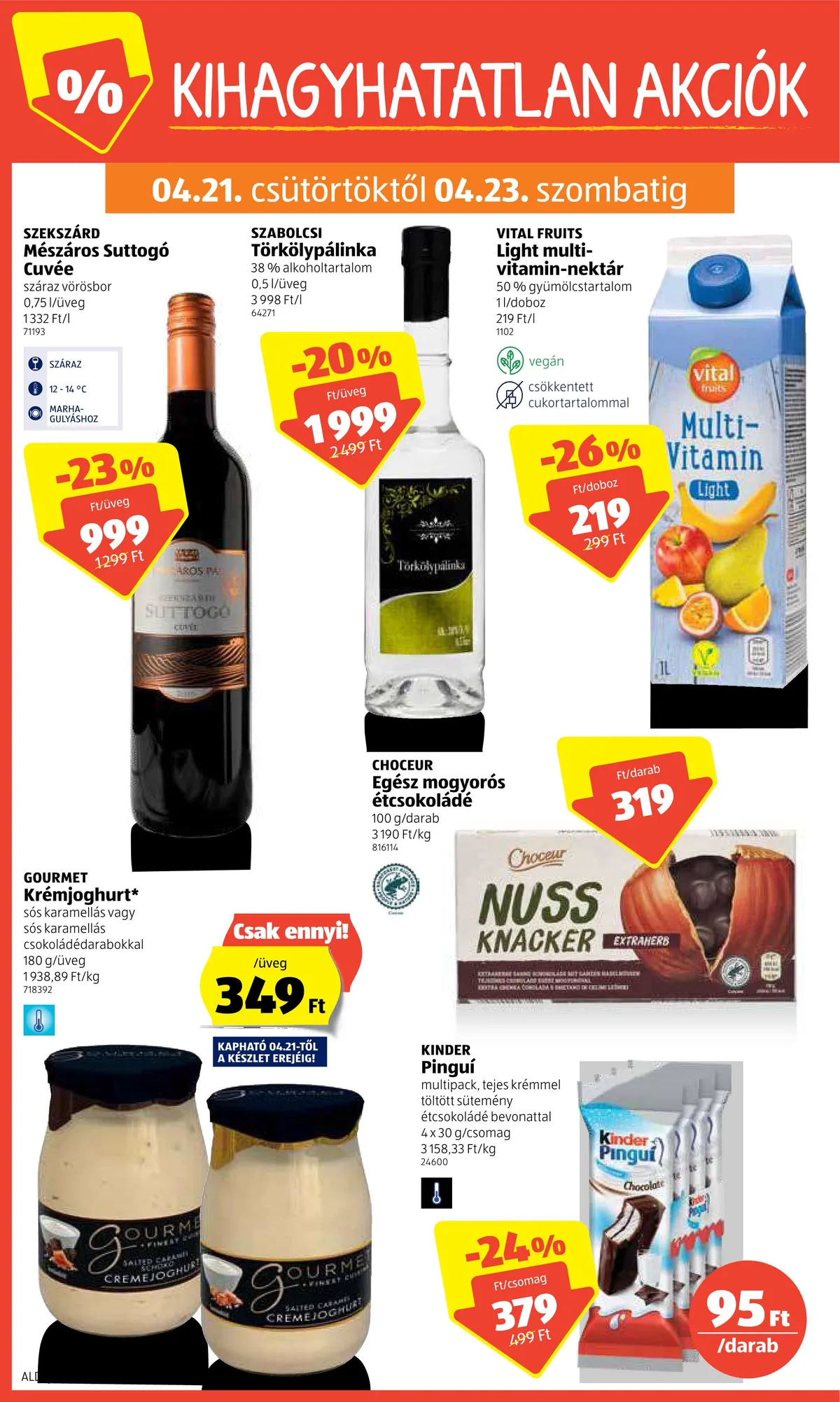 Aldi akciós újság 04.21–04.27 – 6. oldal