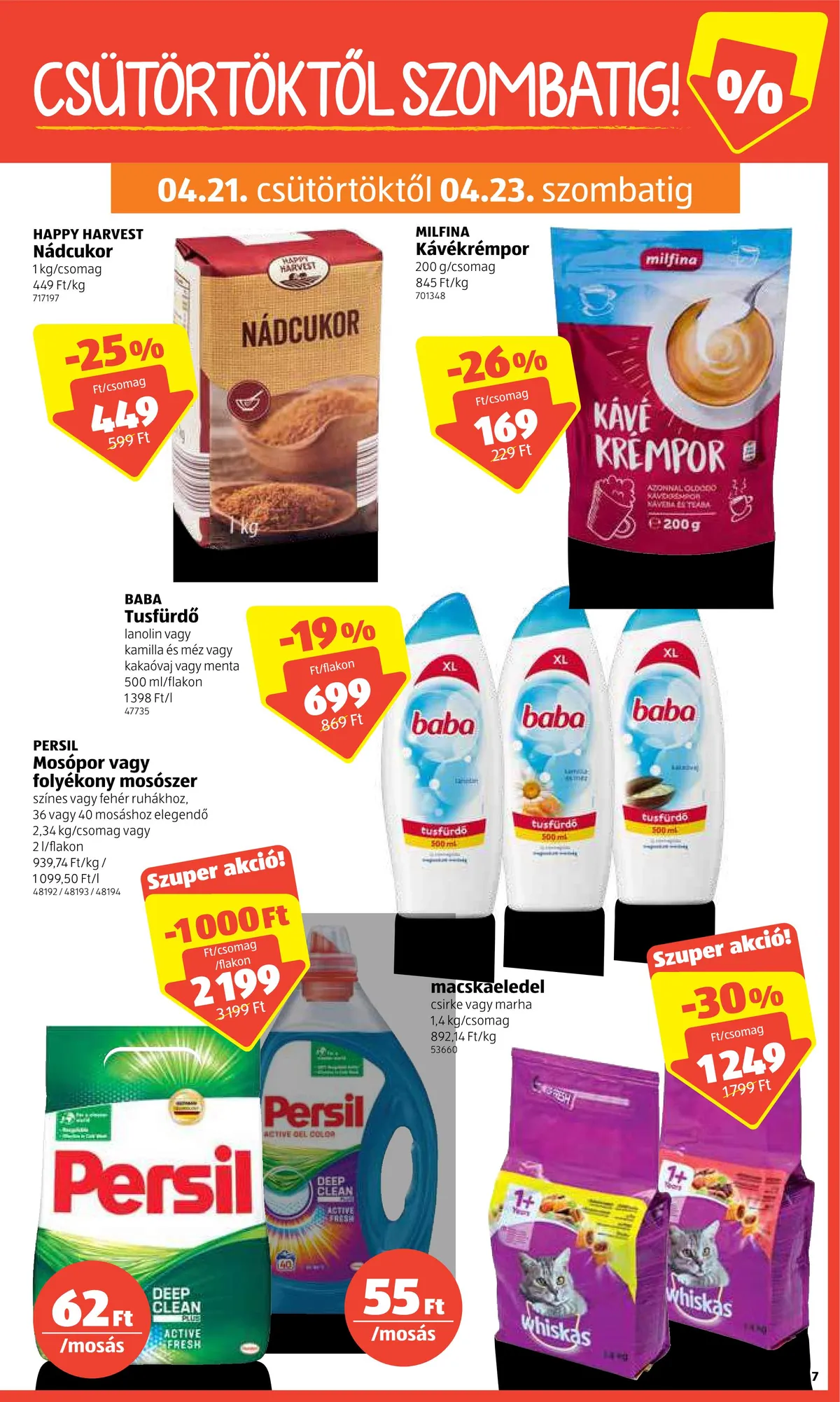 Aldi akciós újság 04.21–04.27 – 7. oldal