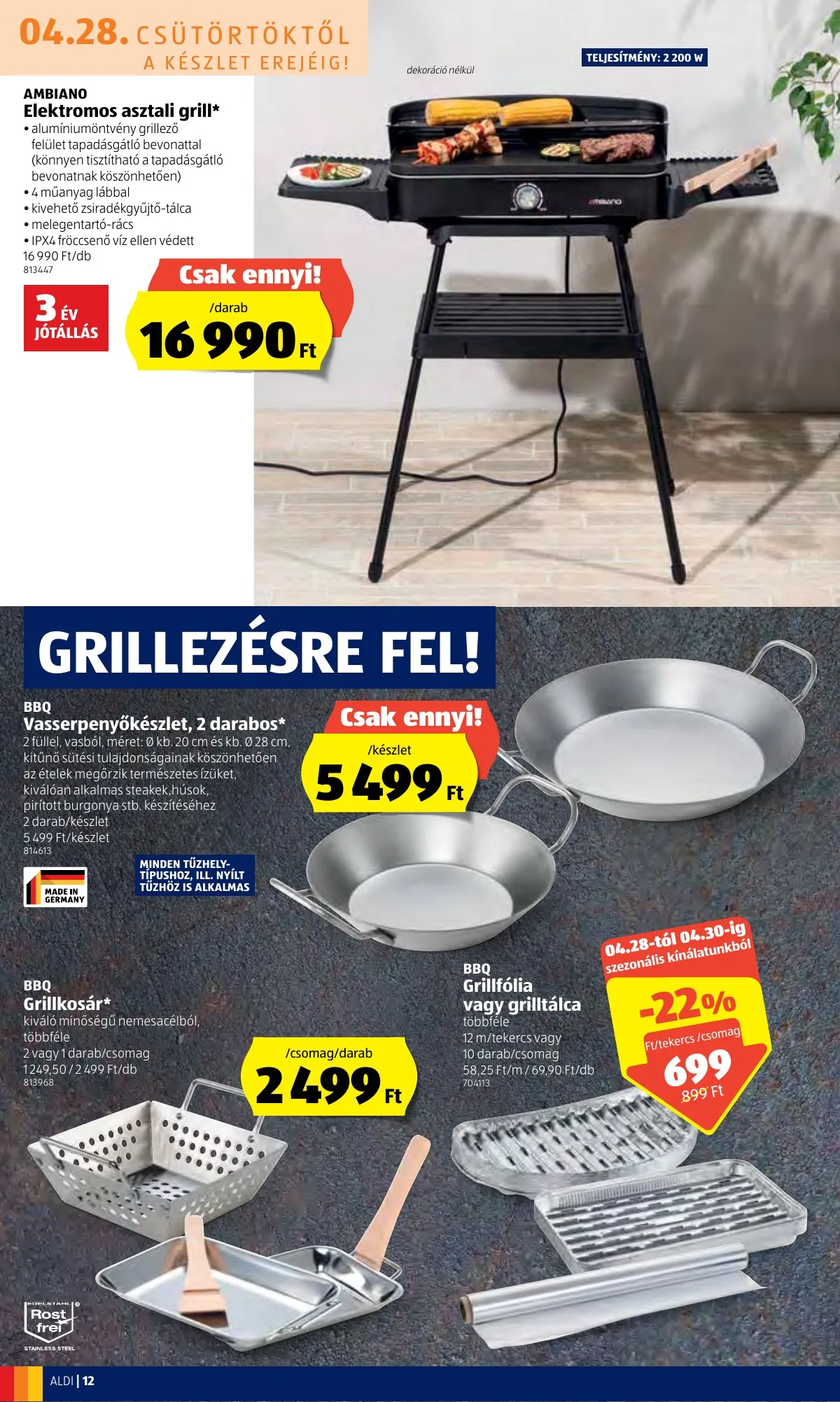 Aldi akciós újság 04.28–05.04 – 12. oldal