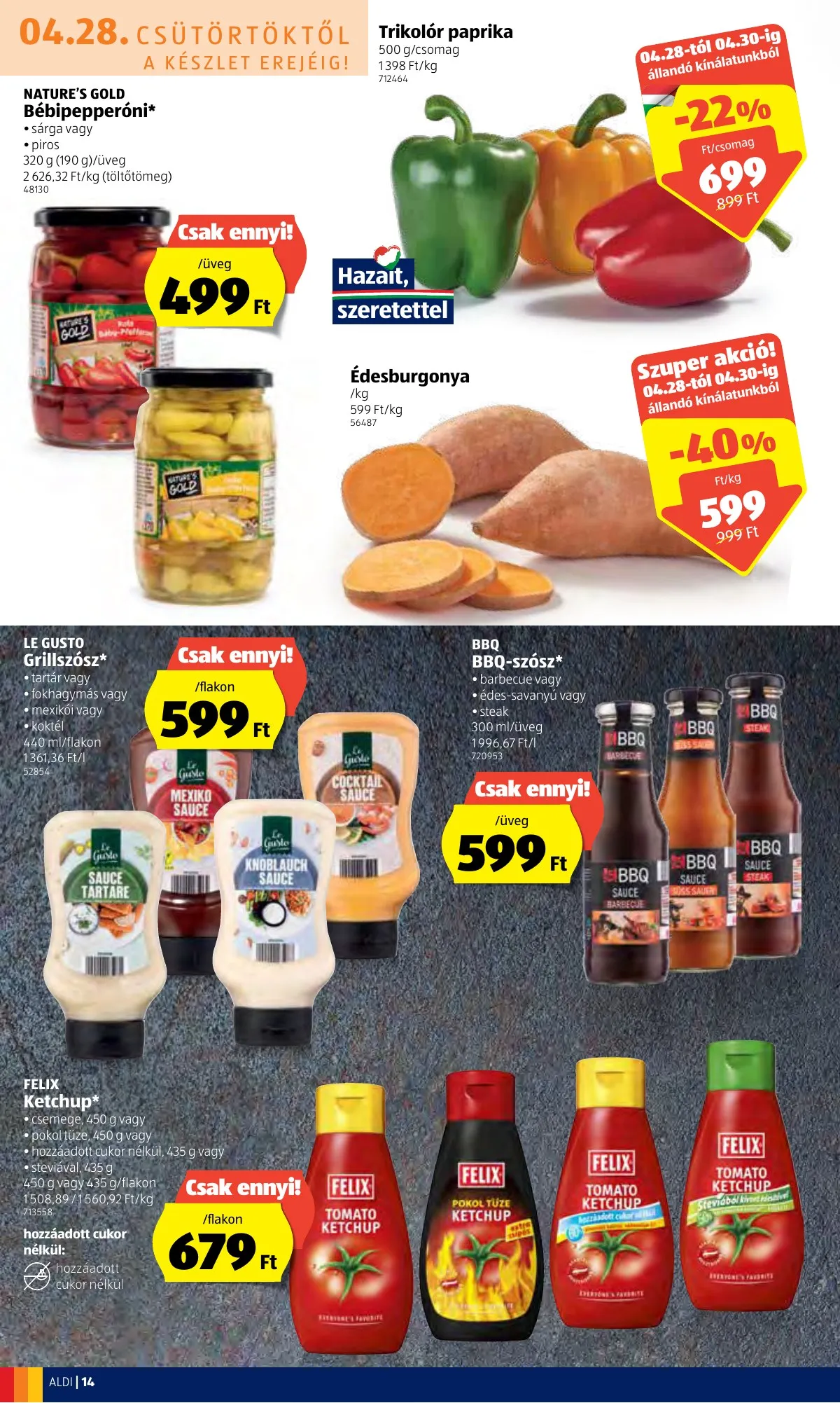 Aldi akciós újság 04.28–05.04 – 14. oldal