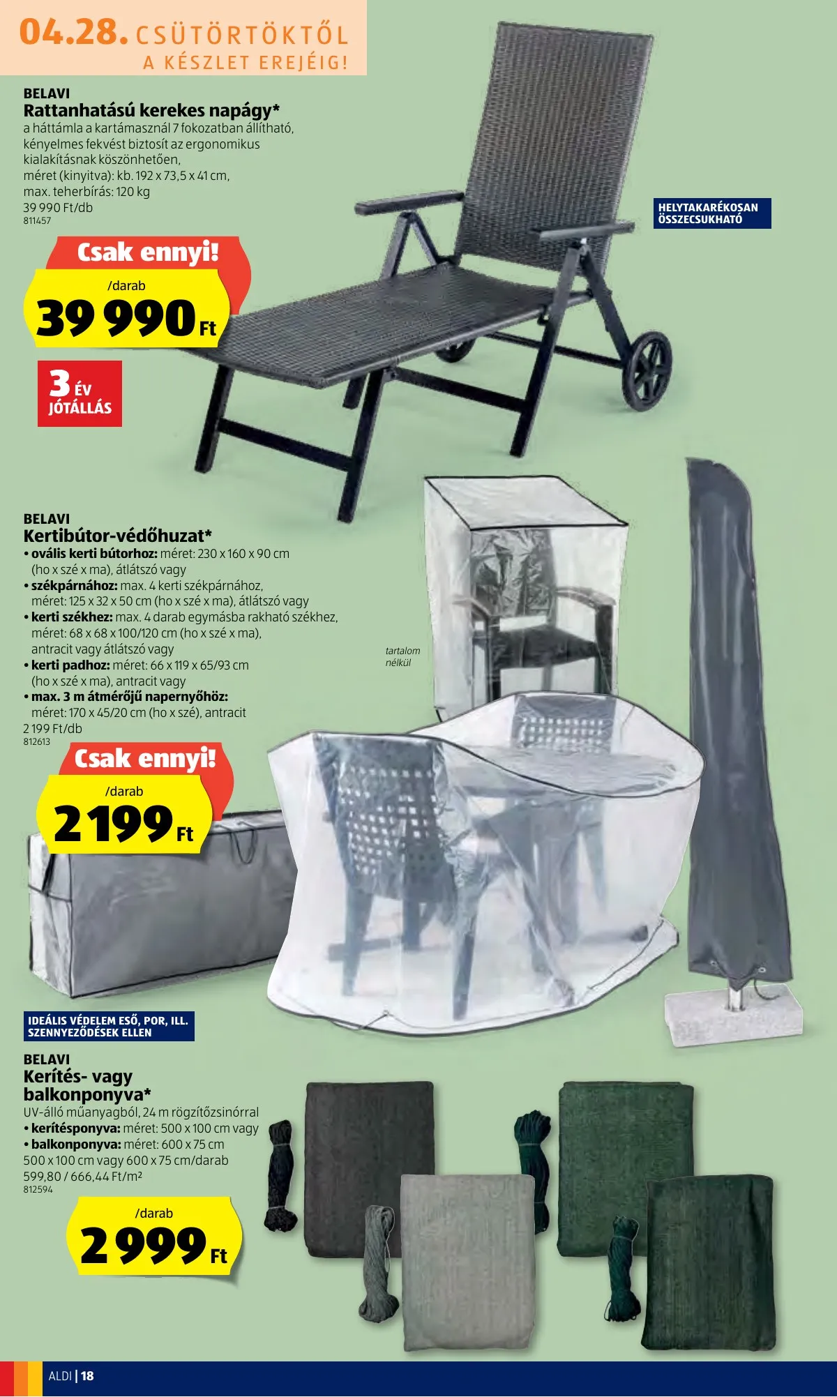Aldi akciós újság 04.28–05.04 – 18. oldal