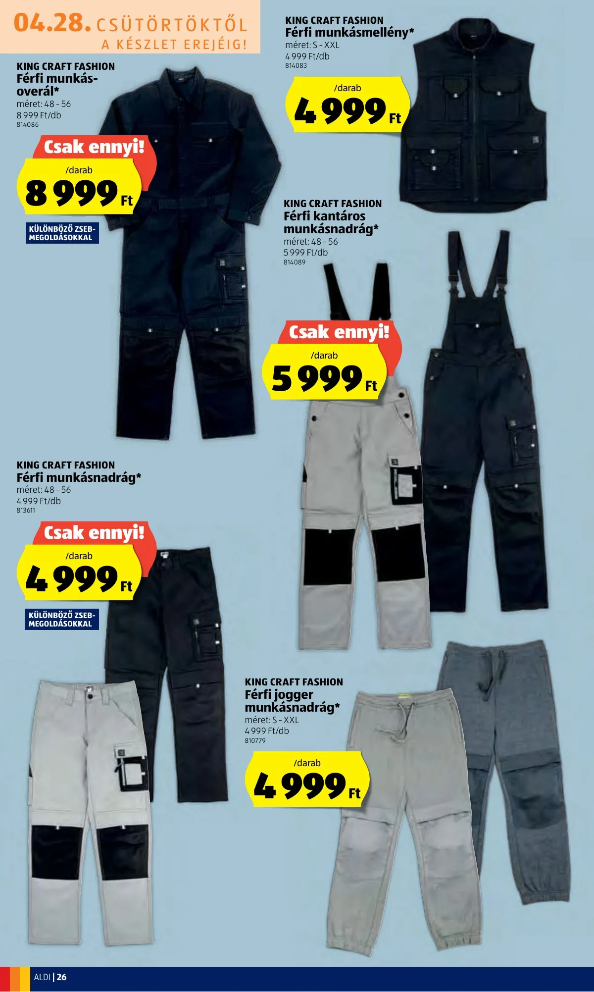 Aldi akciós újság 04.28–05.04 – 26. oldal