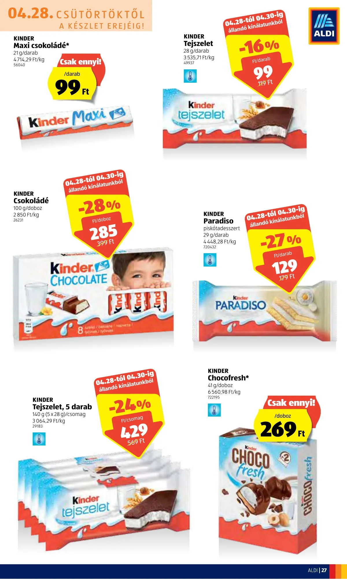Aldi akciós újság 04.28–05.04 – 27. oldal