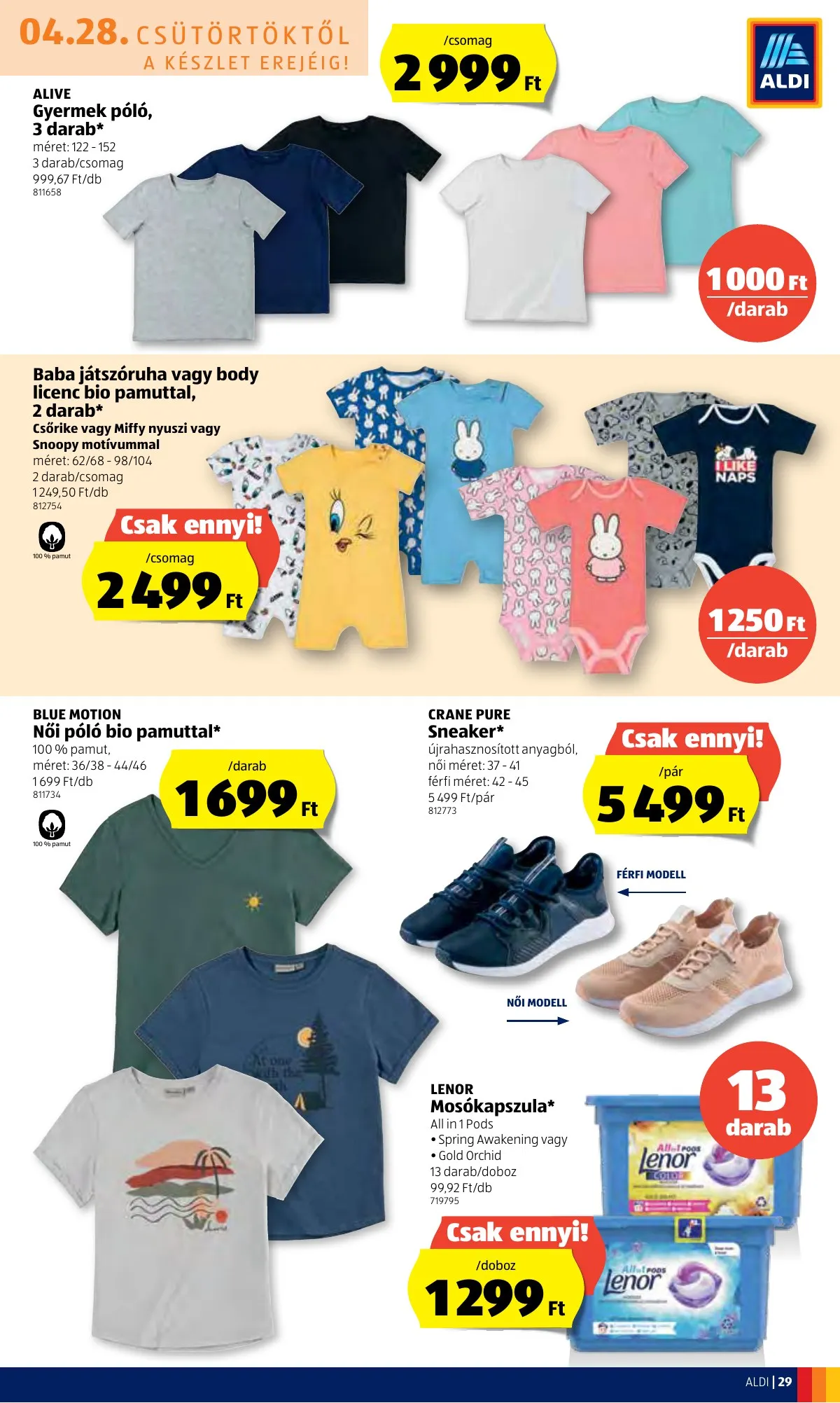 Aldi akciós újság 04.28–05.04 – 29. oldal