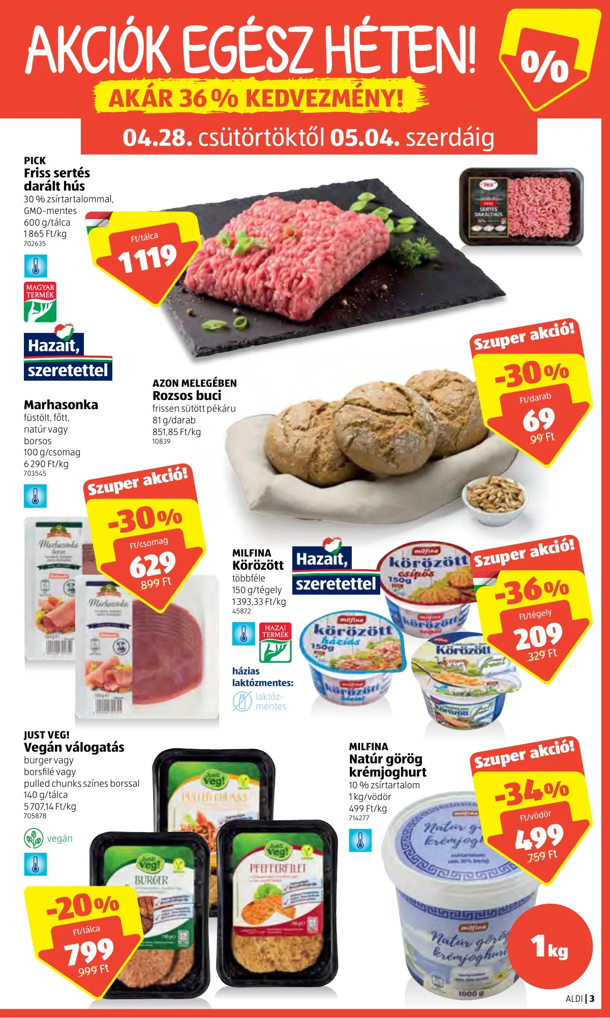 Aldi akciós újság 04.28–05.04 – 3. oldal