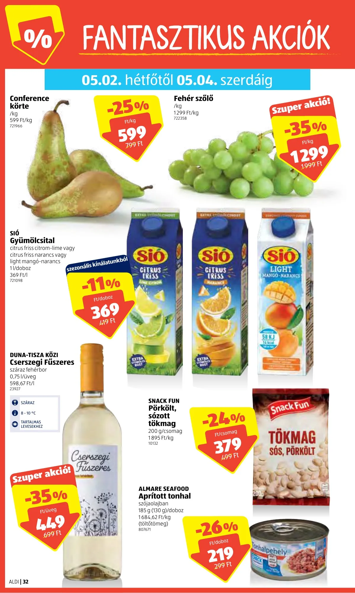 Aldi akciós újság 04.28–05.04 – 32. oldal