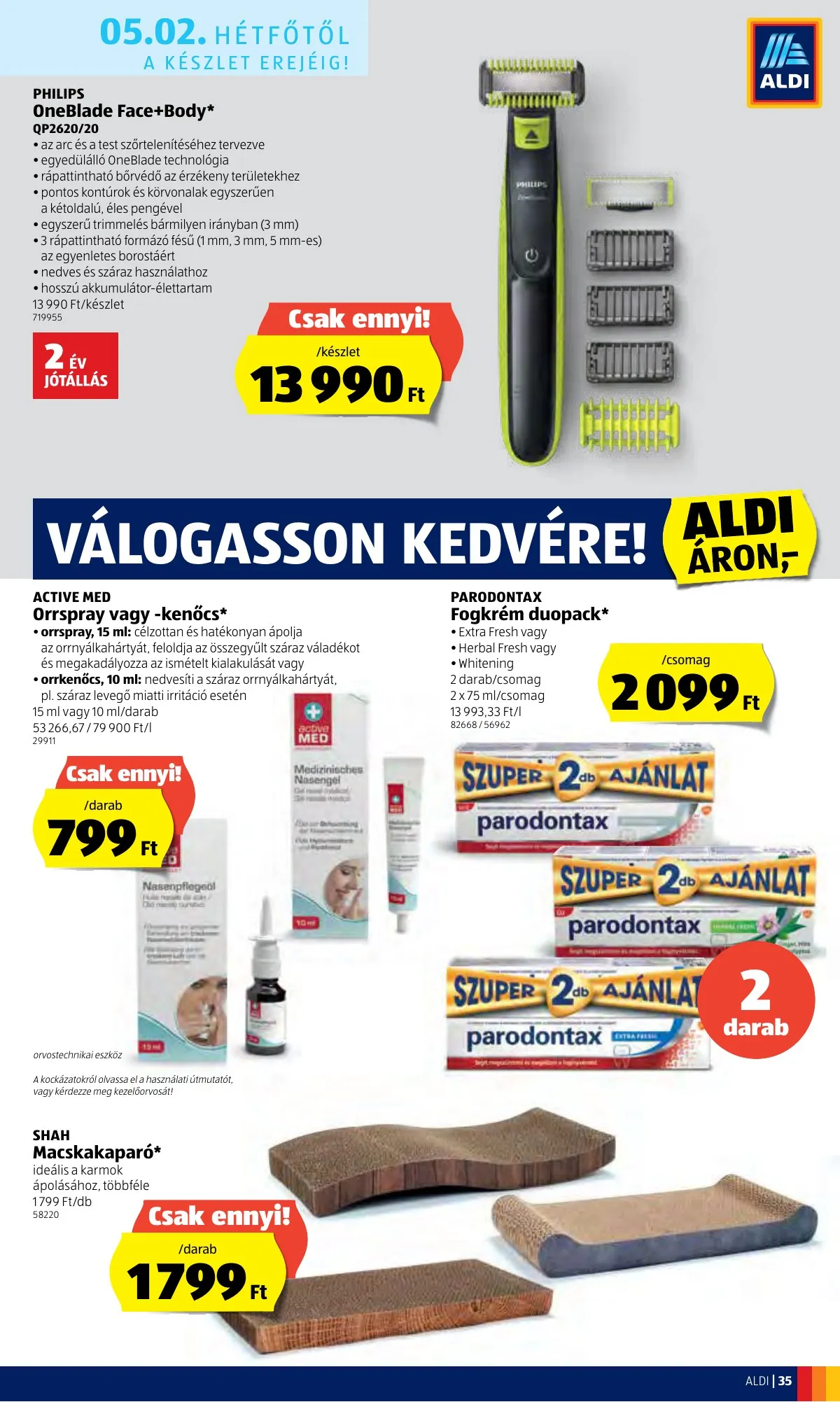 Aldi akciós újság 04.28–05.04 – 35. oldal