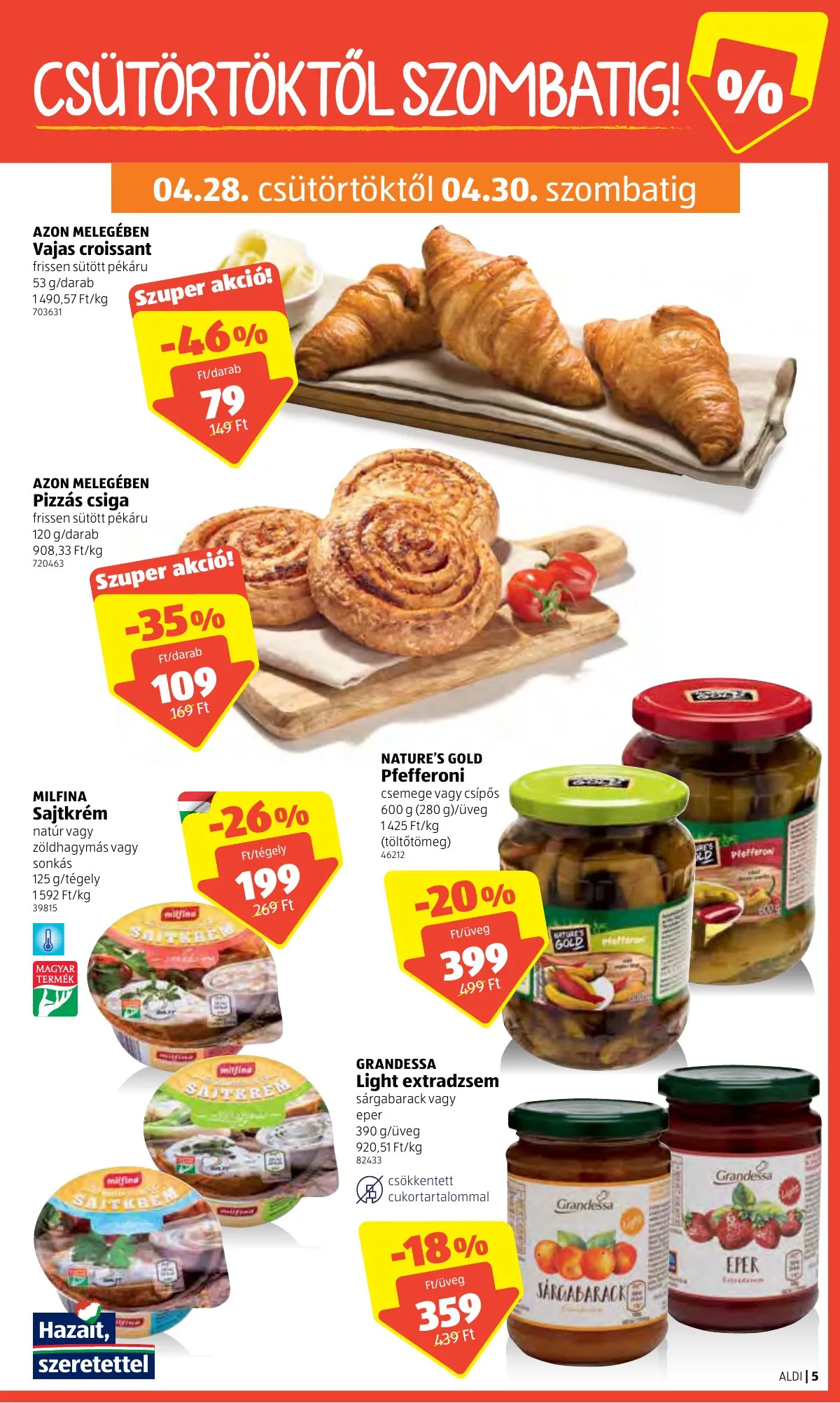 Aldi akciós újság 04.28–05.04 – 5. oldal