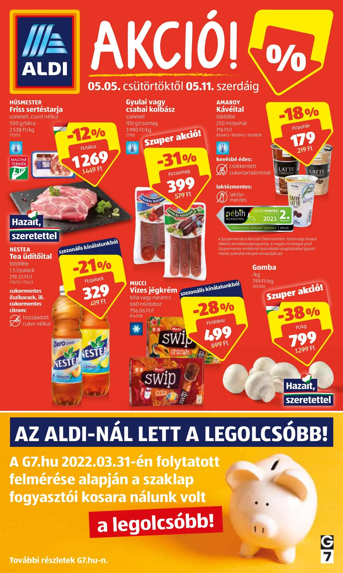 Aldi akciós újság 05.05–05.11