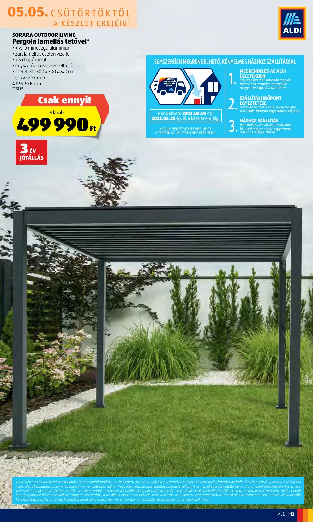 Aldi akciós újság 05.05–05.11 – 13. oldal