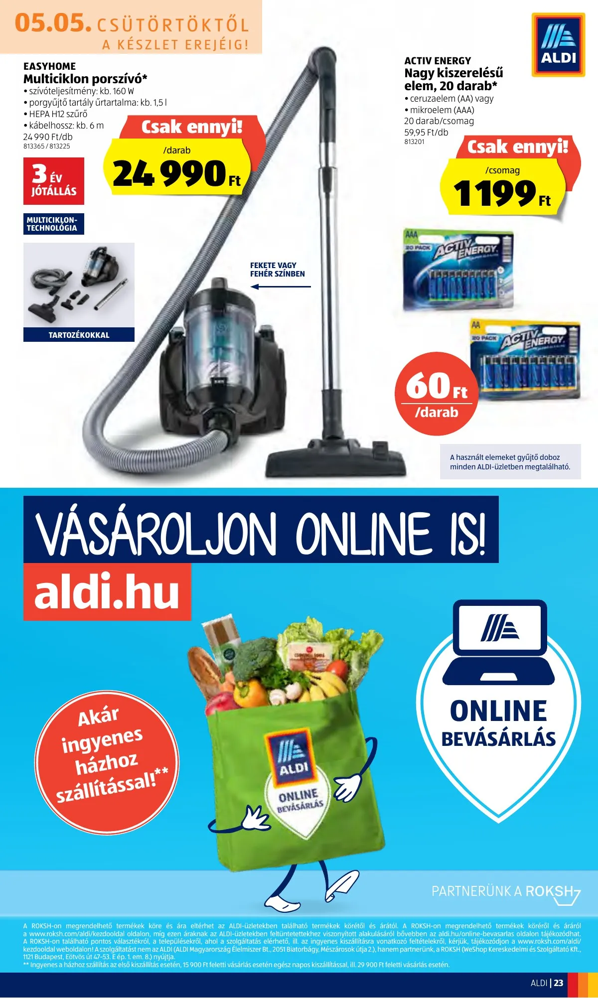 Aldi akciós újság 05.05–05.11 – 23. oldal