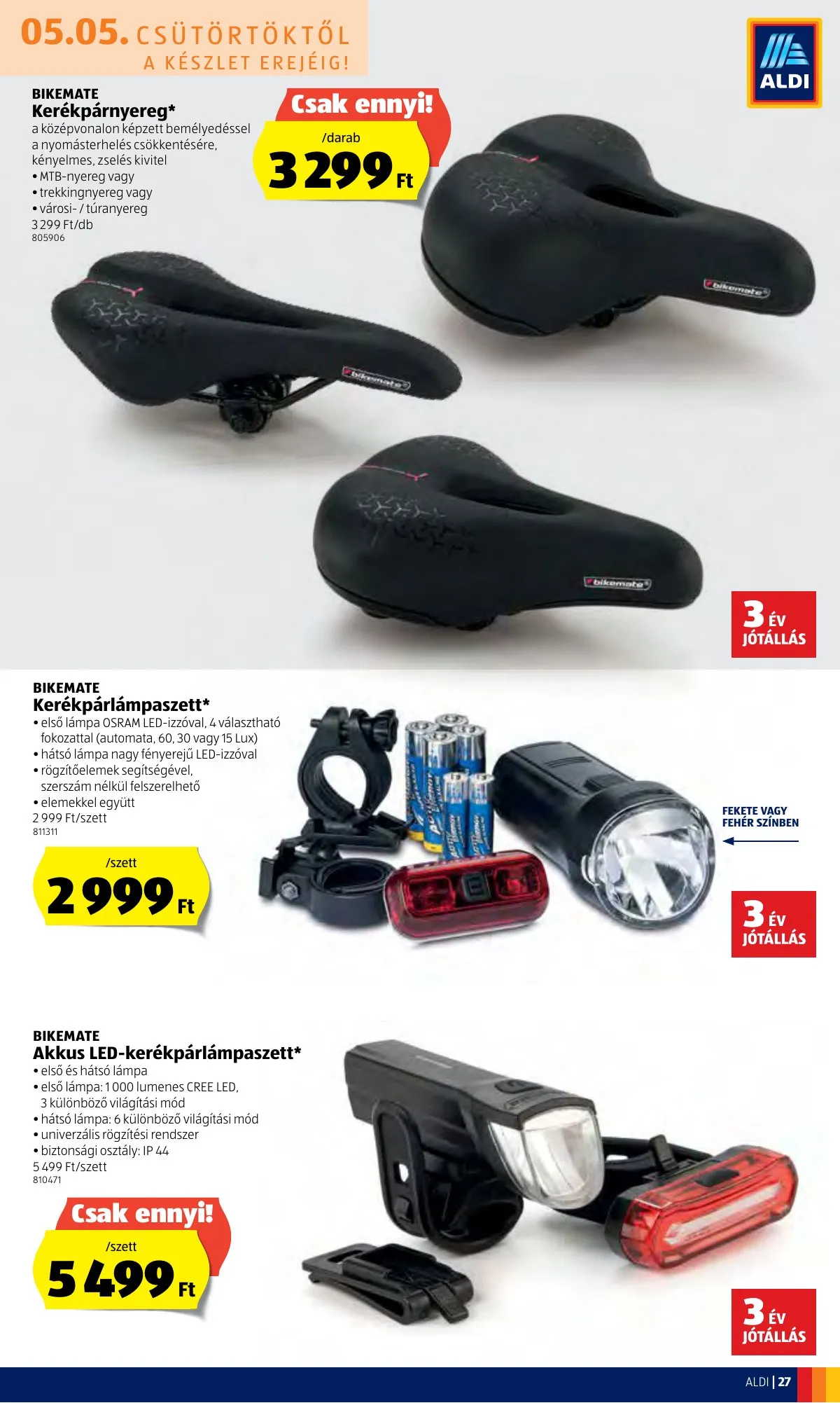Aldi akciós újság 05.05–05.11 – 27. oldal