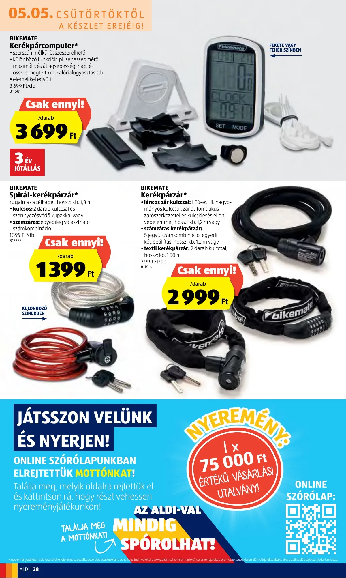 Aldi akciós újság 05.05–05.11 – 28. oldal