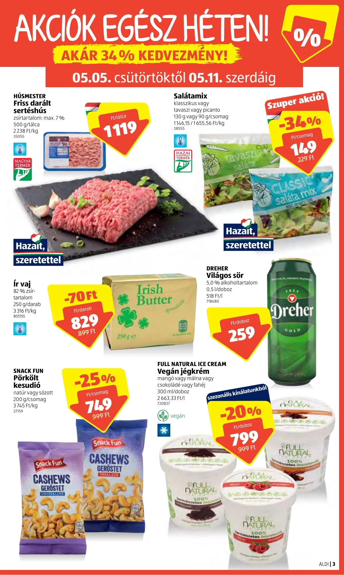 Aldi akciós újság 05.05–05.11 – 3. oldal