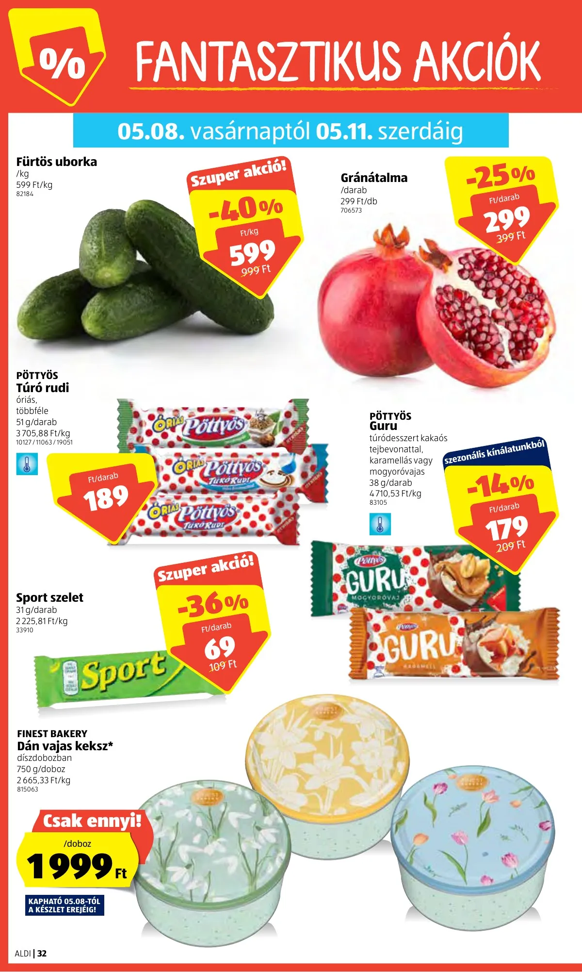 Aldi akciós újság 05.05–05.11 – 32. oldal