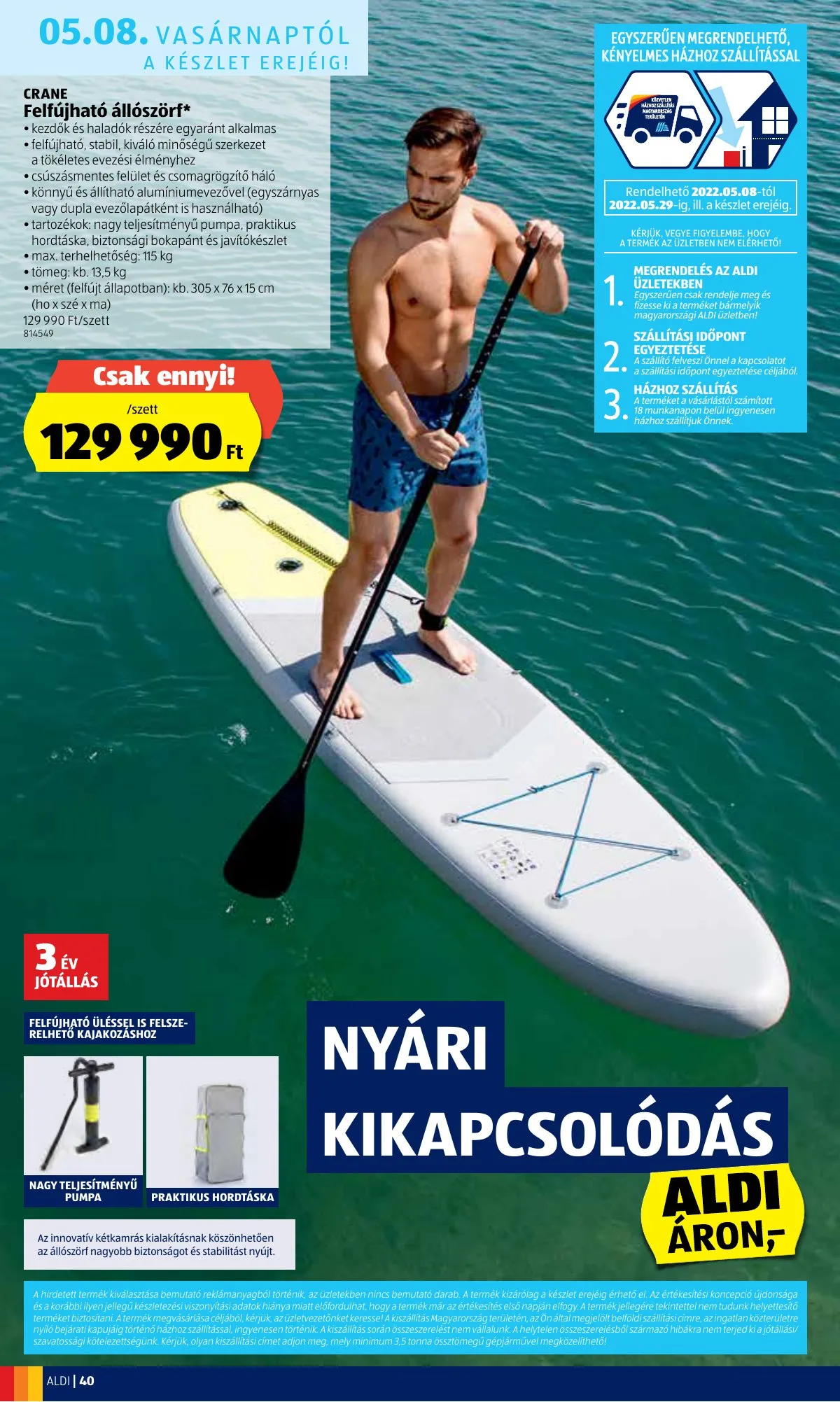 Aldi akciós újság 05.05–05.11 – 40. oldal