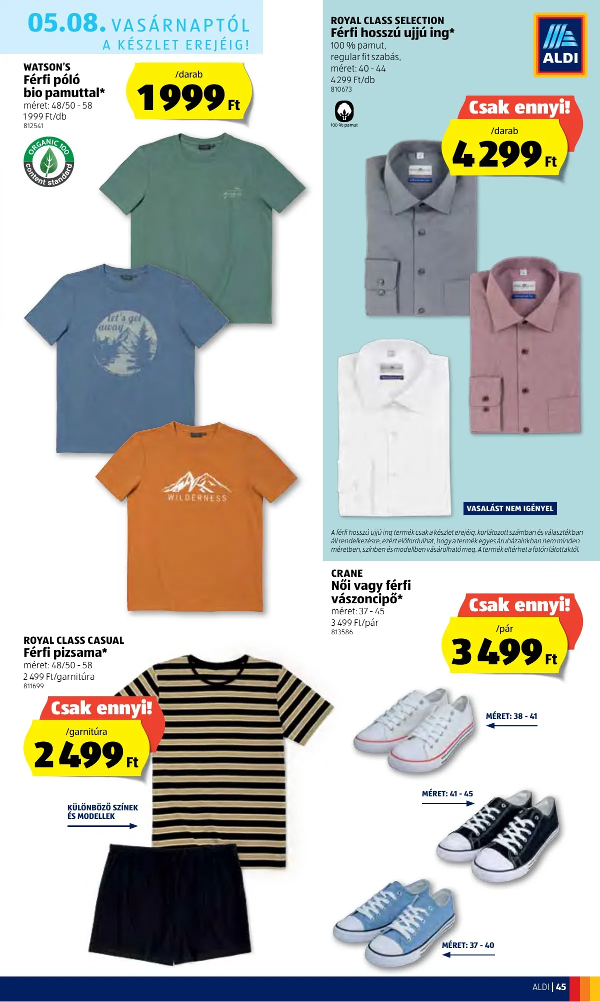 Aldi akciós újság 05.05–05.11 – 45. oldal