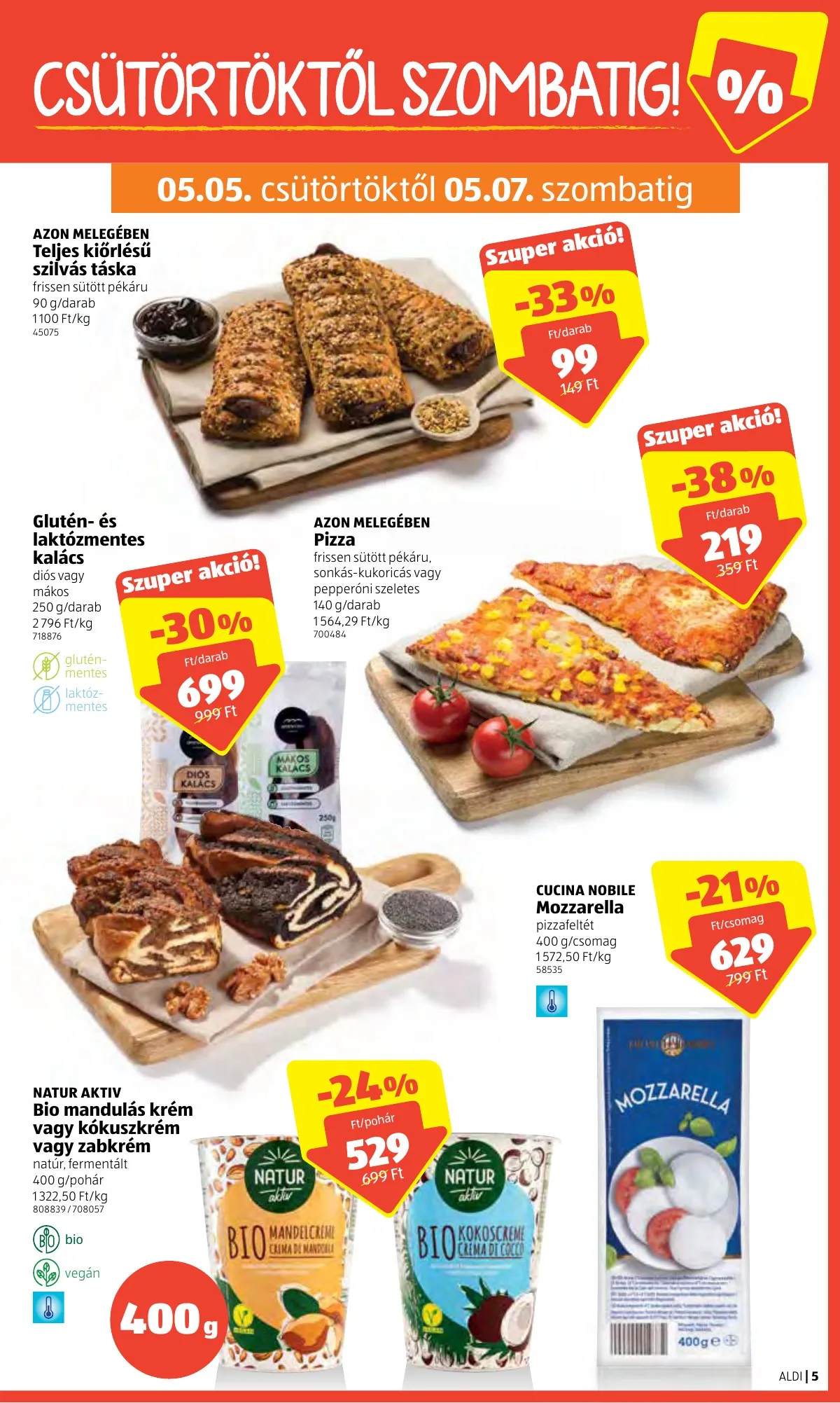 Aldi akciós újság 05.05–05.11 – 5. oldal