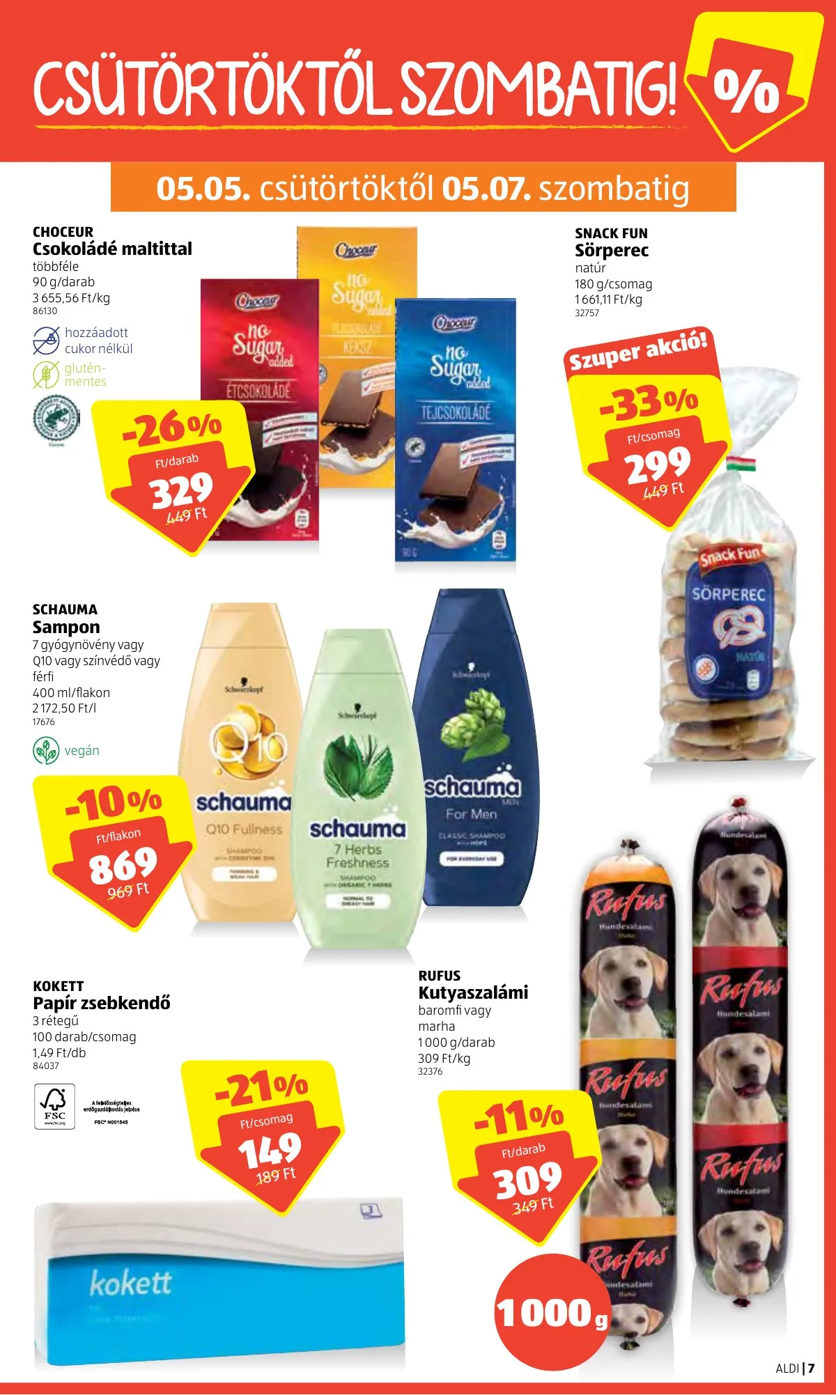 Aldi akciós újság 05.05–05.11 – 7. oldal