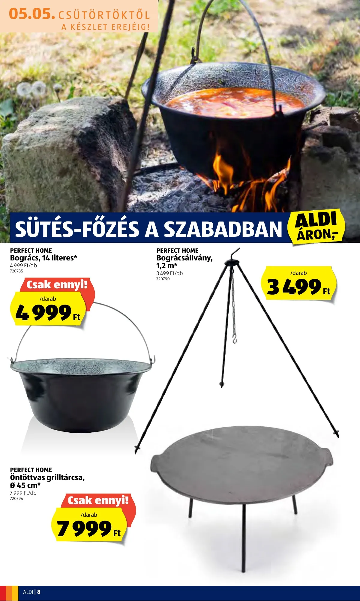 Aldi akciós újság 05.05–05.11 – 8. oldal