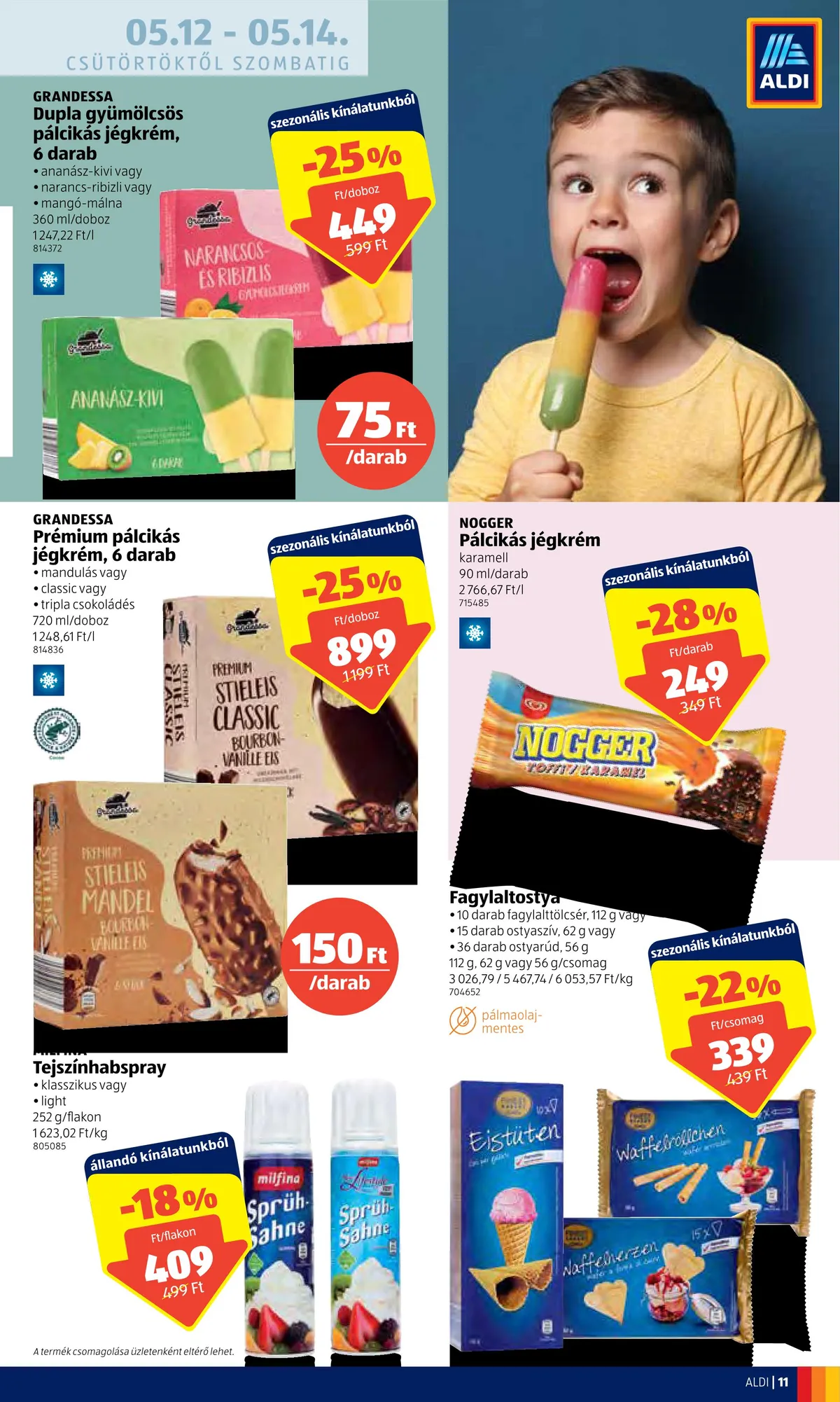 Aldi akciós újság 05.12–05.18 – 11. oldal