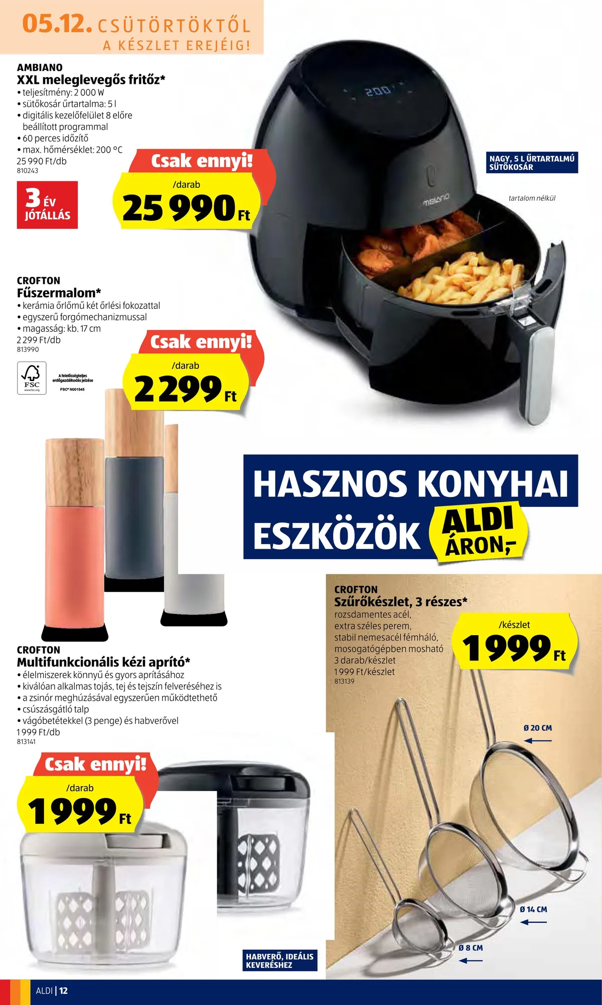 Aldi akciós újság 05.12–05.18 – 12. oldal