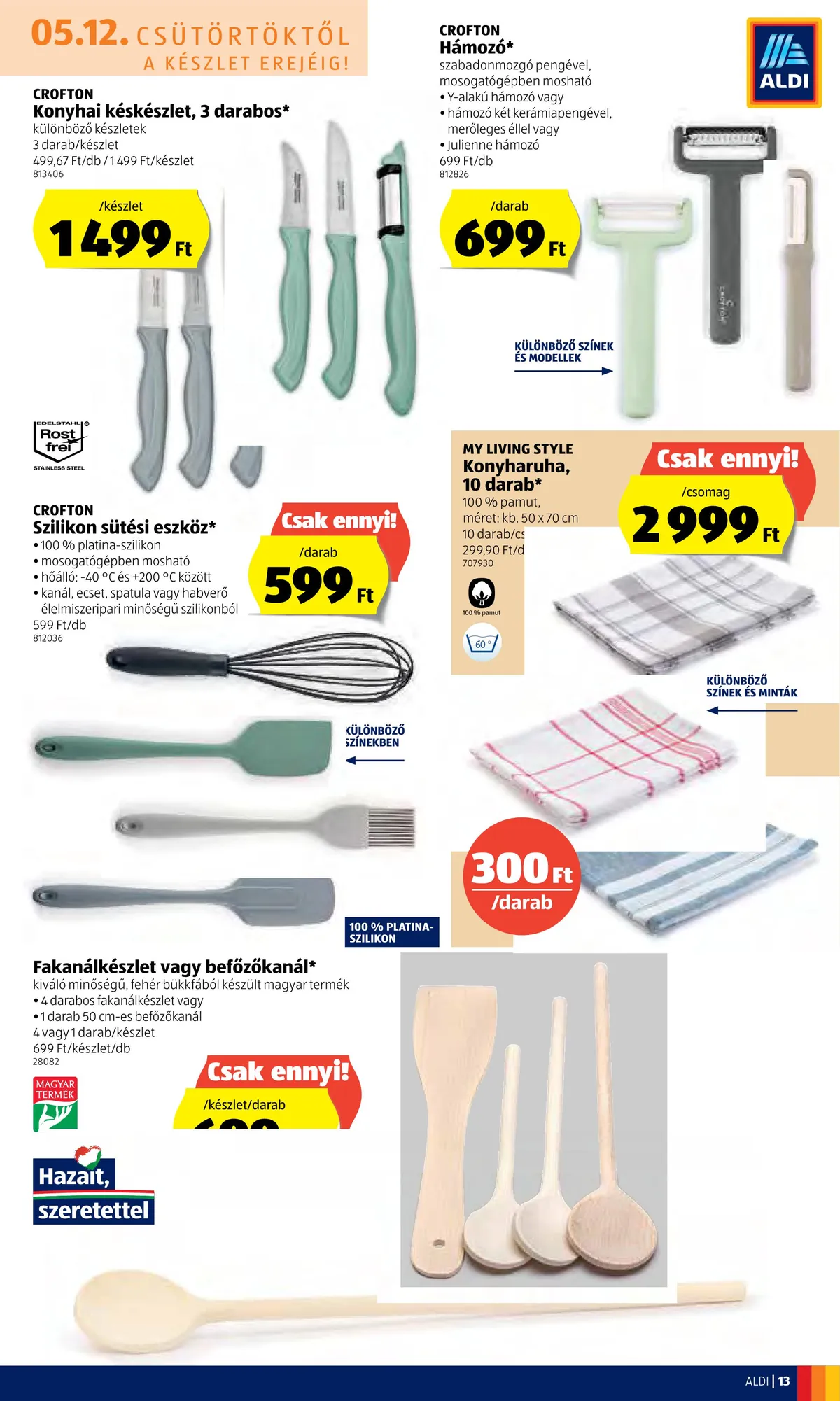 Aldi akciós újság 05.12–05.18 – 13. oldal