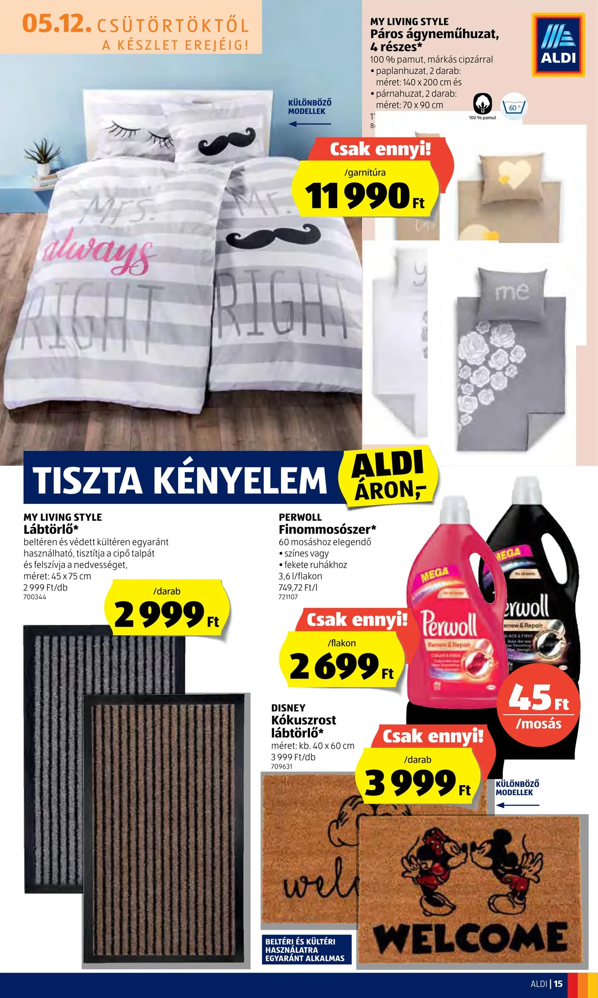 Aldi akciós újság 05.12–05.18 – 15. oldal