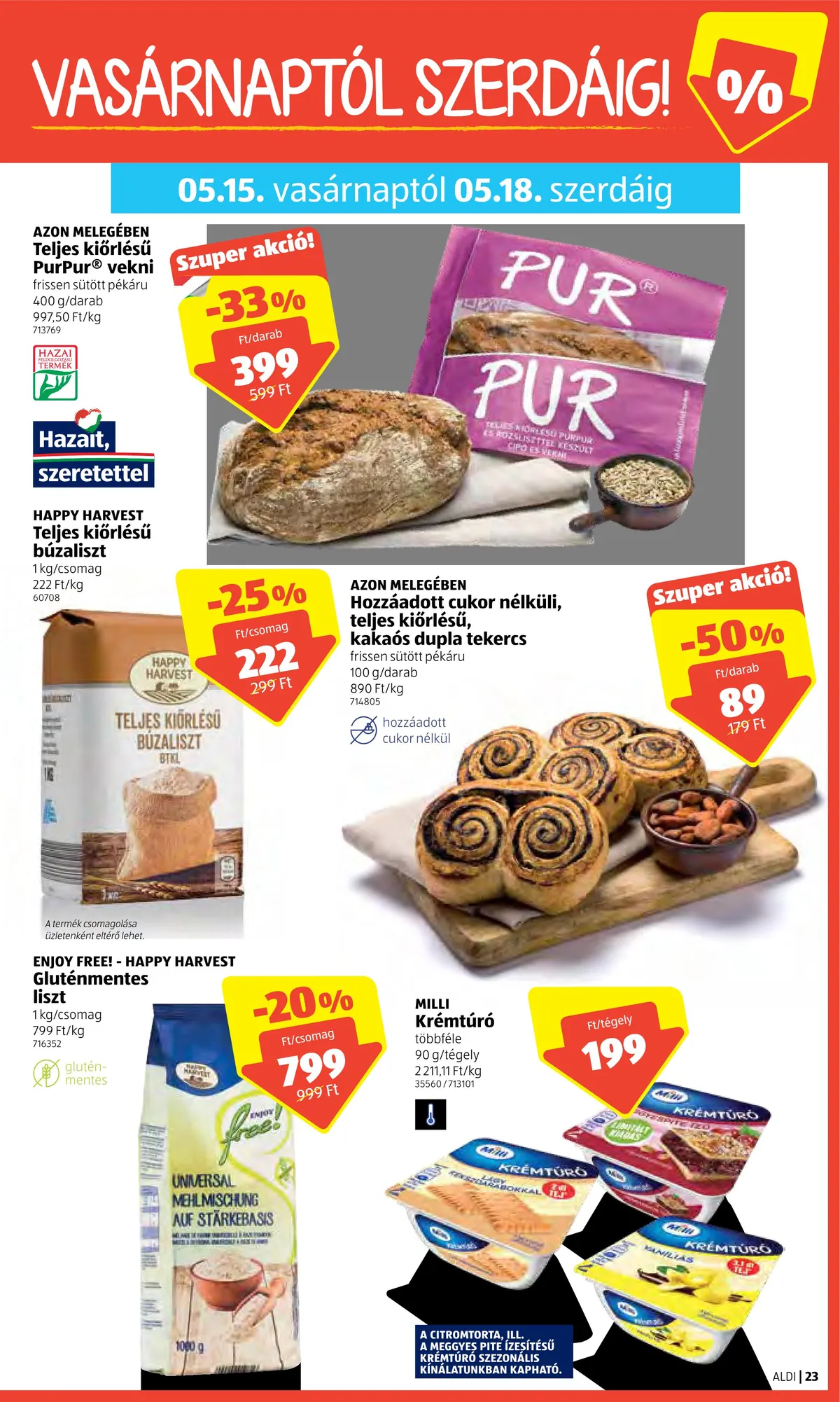 Aldi akciós újság 05.12–05.18 – 23. oldal