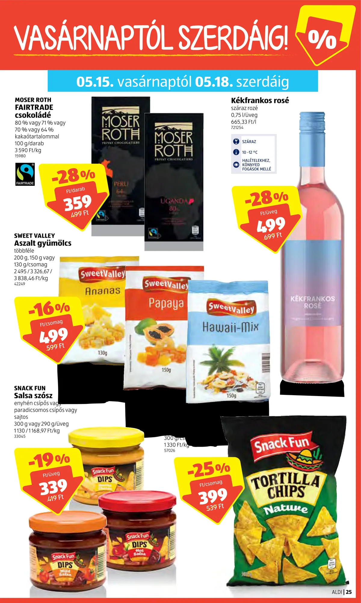 Aldi akciós újság 05.12–05.18 – 25. oldal