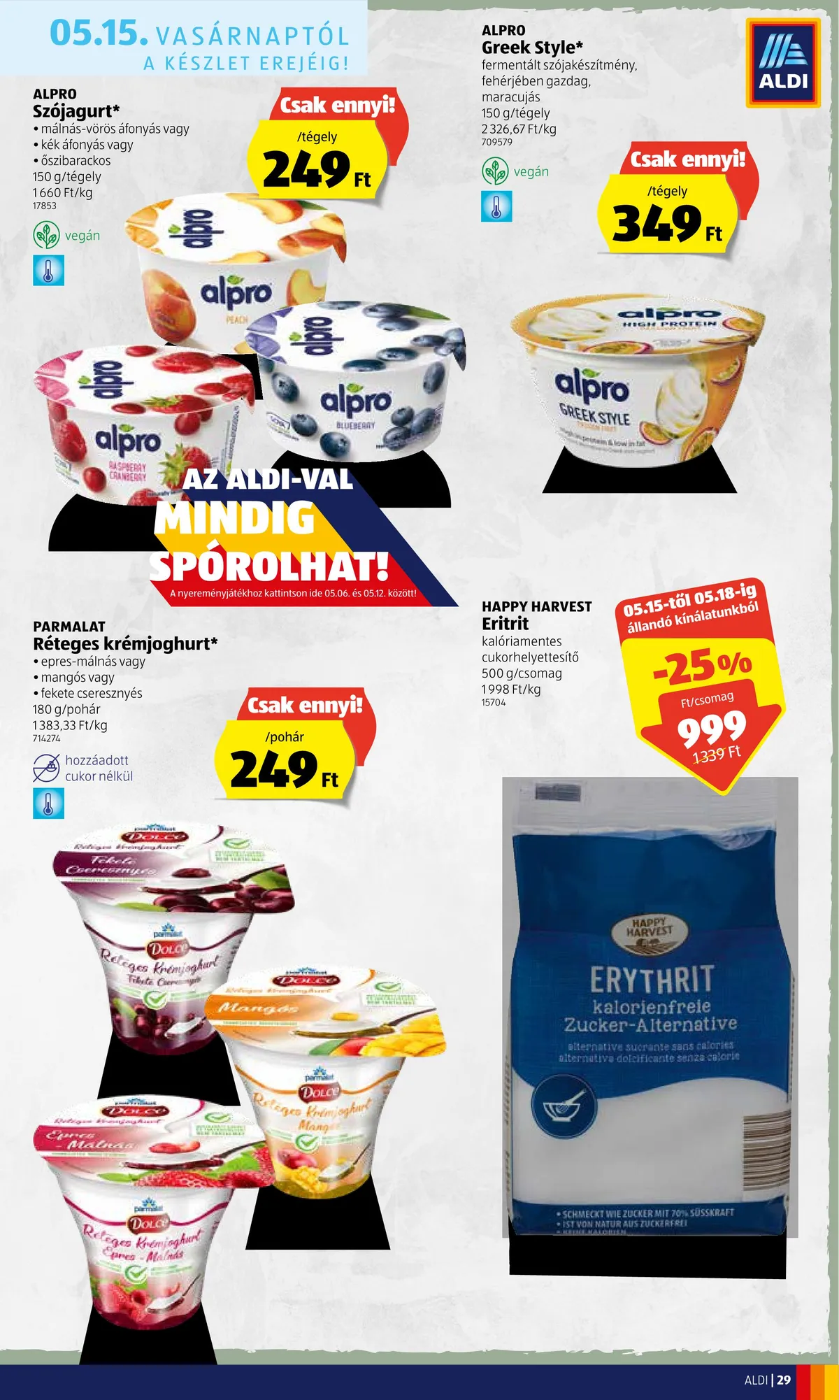 Aldi akciós újság 05.12–05.18 – 29. oldal