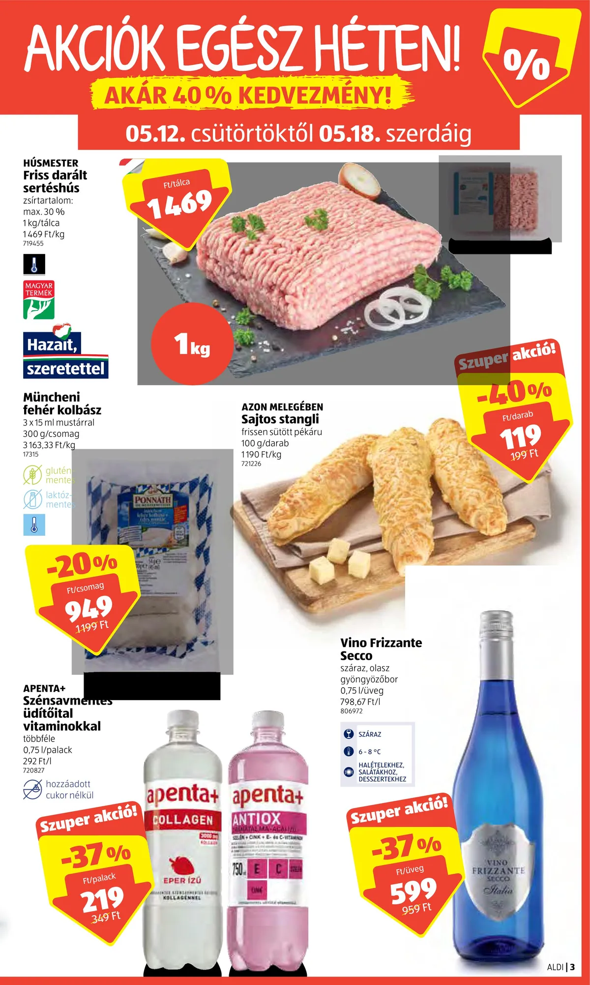 Aldi akciós újság 05.12–05.18 – 3. oldal