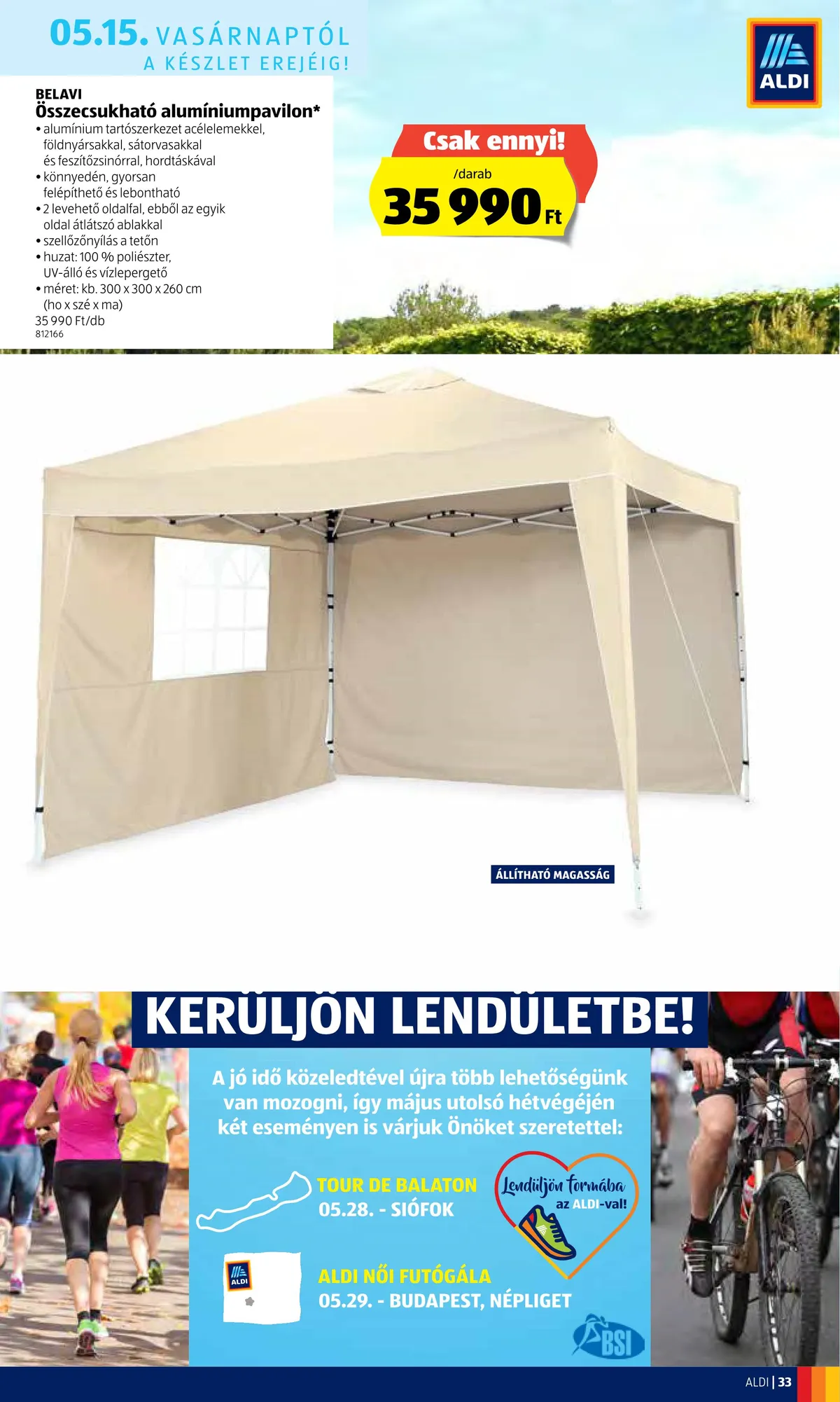 Aldi akciós újság 05.12–05.18 – 33. oldal