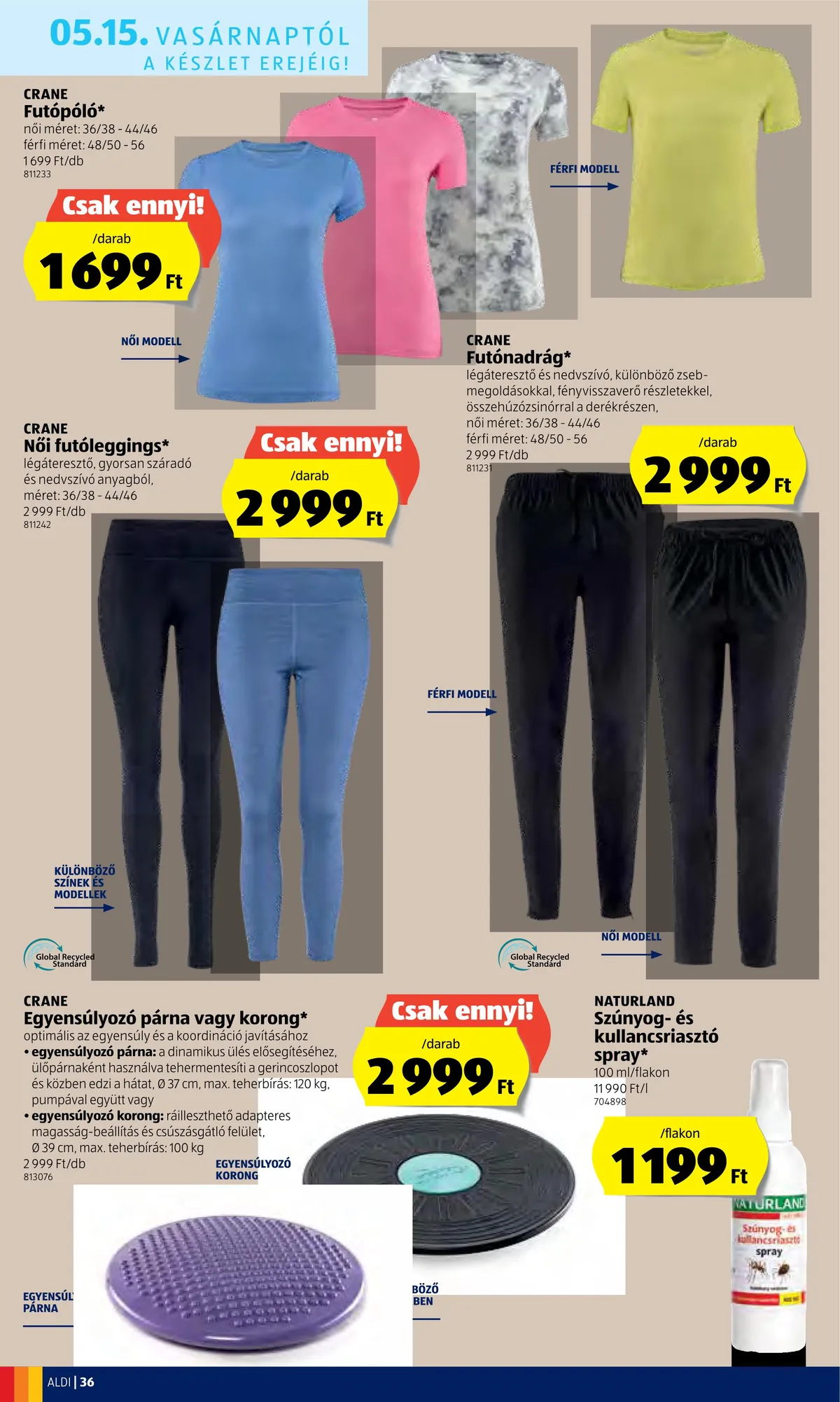Aldi akciós újság 05.12–05.18 – 36. oldal