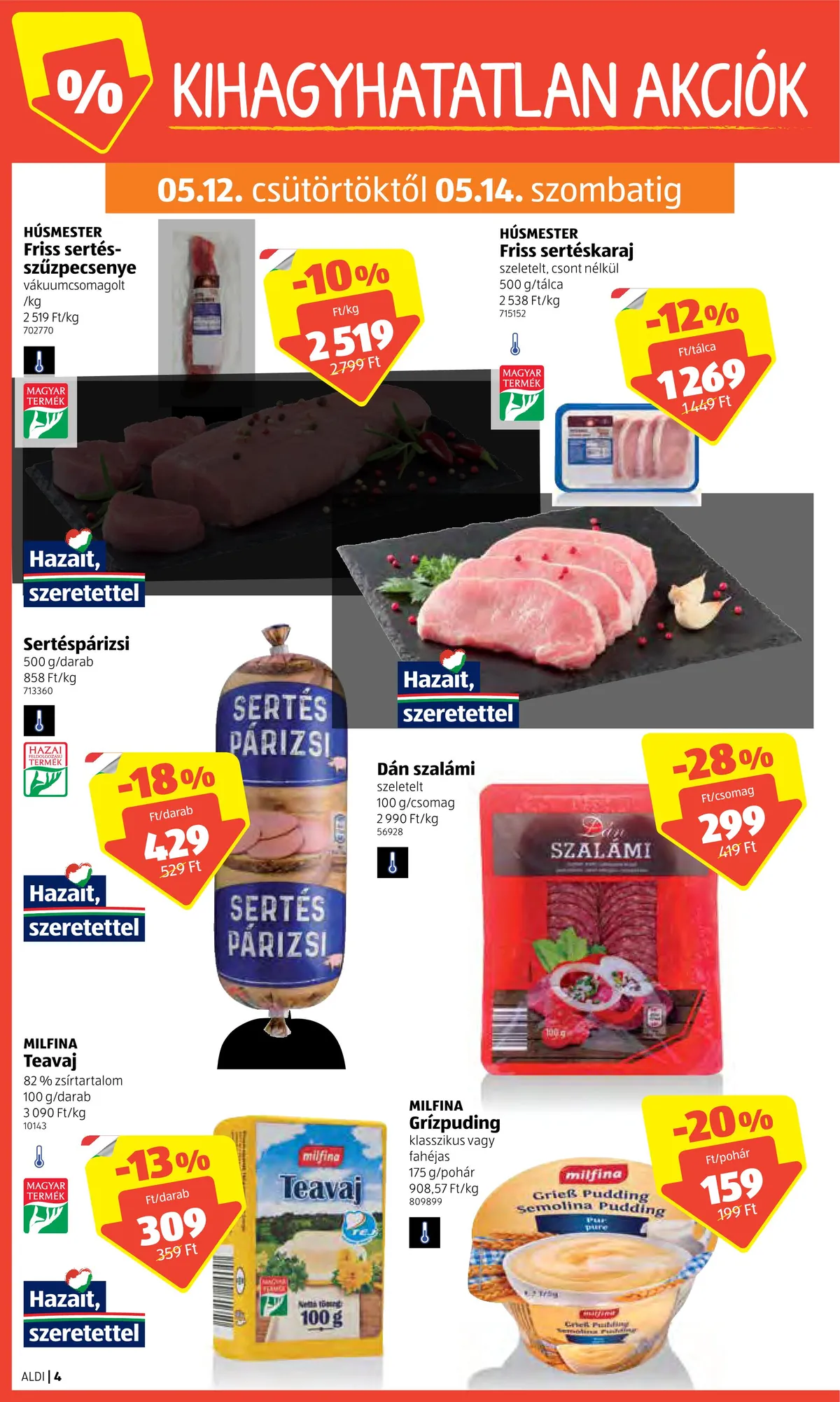 Aldi akciós újság 05.12–05.18 – 4. oldal
