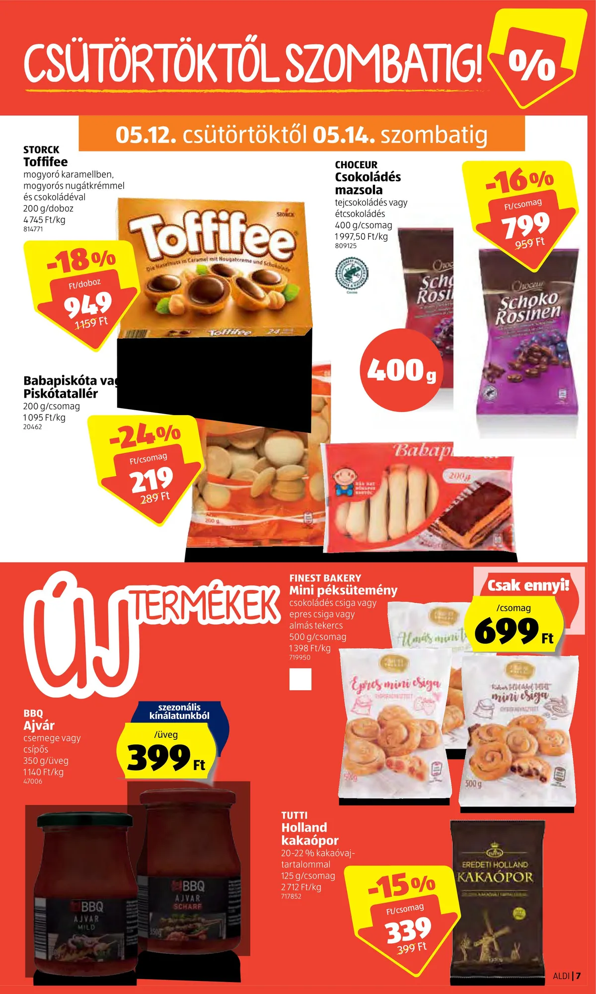 Aldi akciós újság 05.12–05.18 – 7. oldal