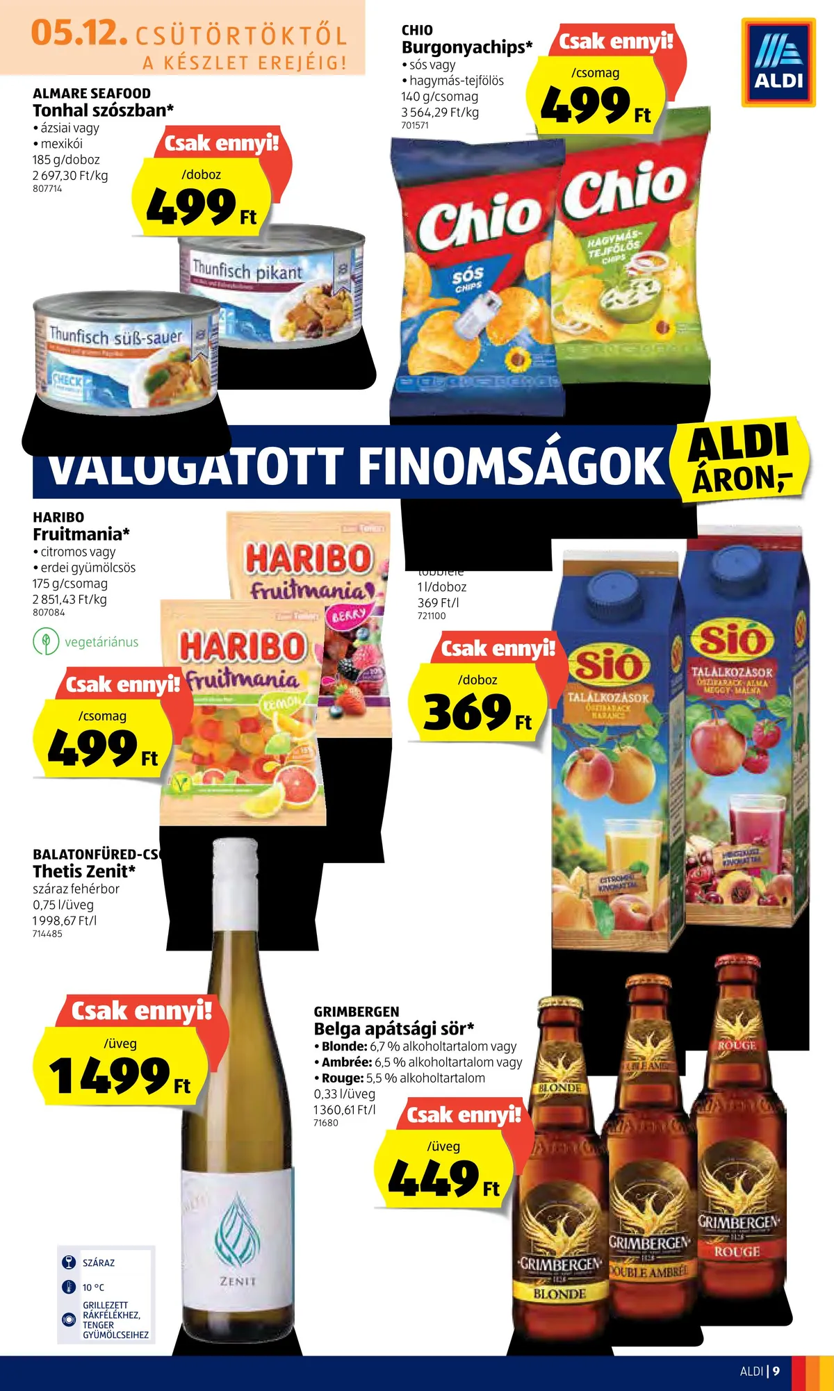 Aldi akciós újság 05.12–05.18 – 9. oldal