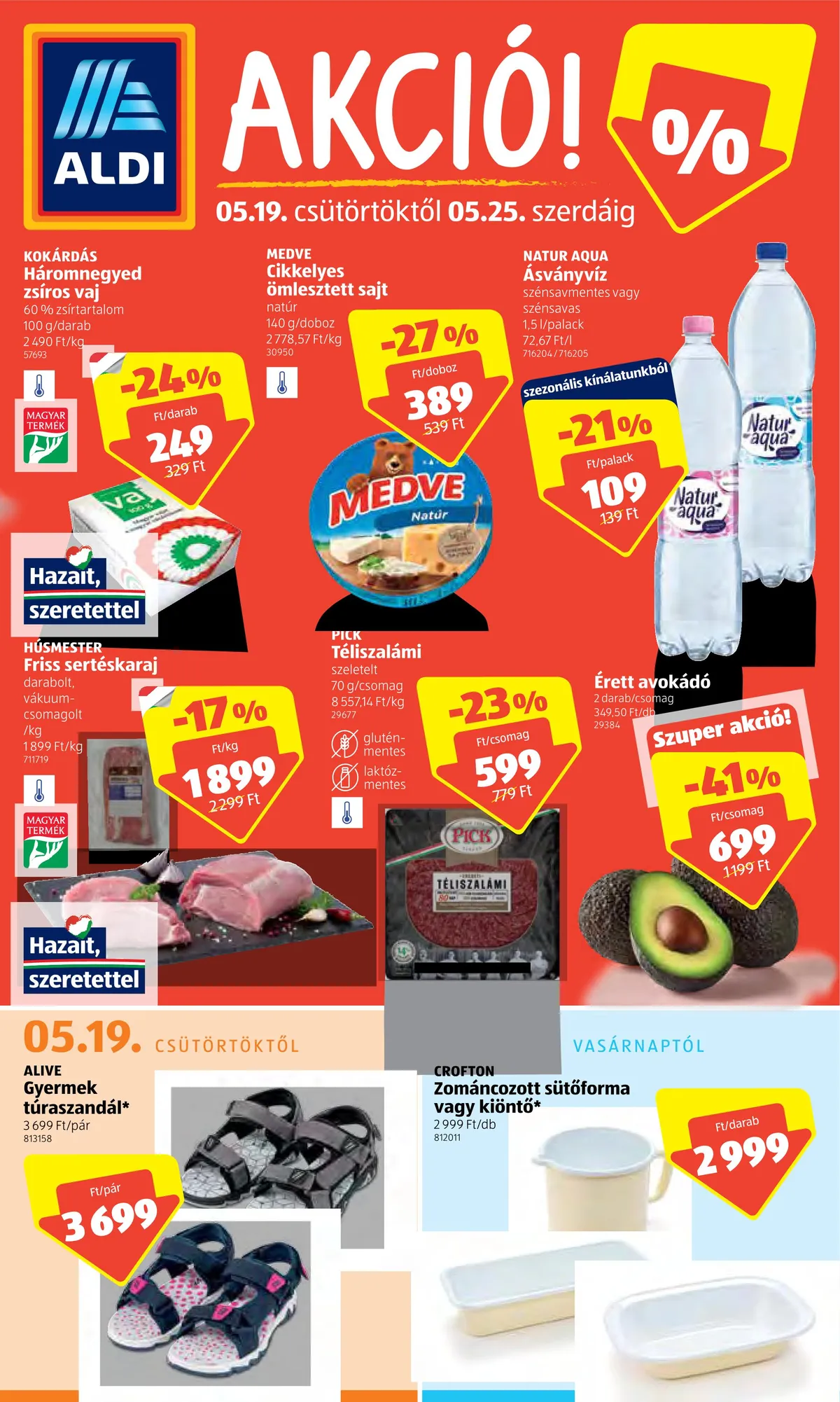 Aldi akciós újság 05.19–05.25